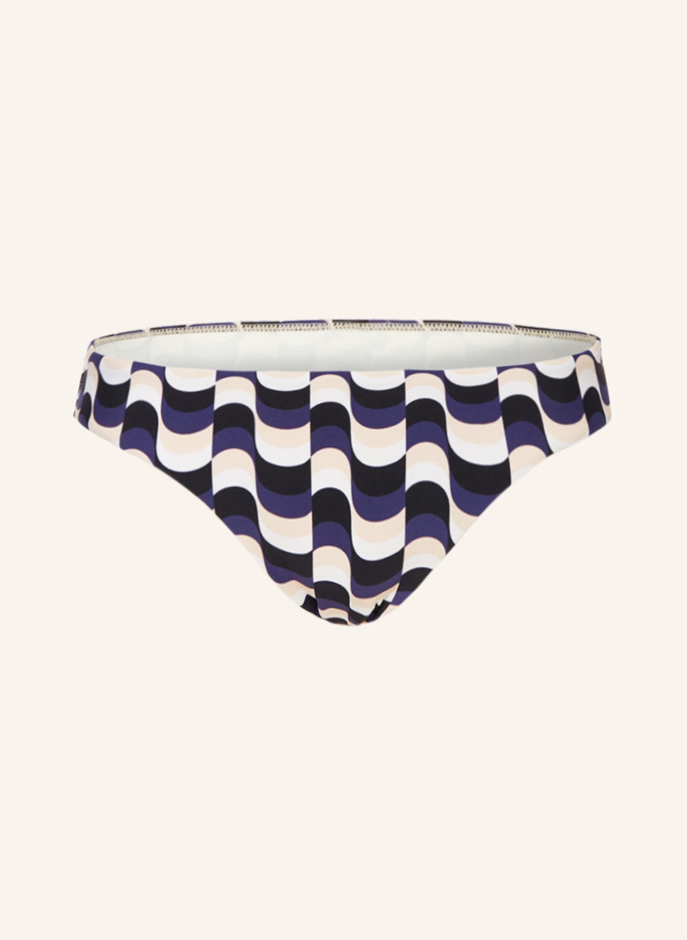 SEAFOLLY Basic bikini bottoms MODERN TAKE, Color: BLACK/ BLUE/ WHITE (Image 1)