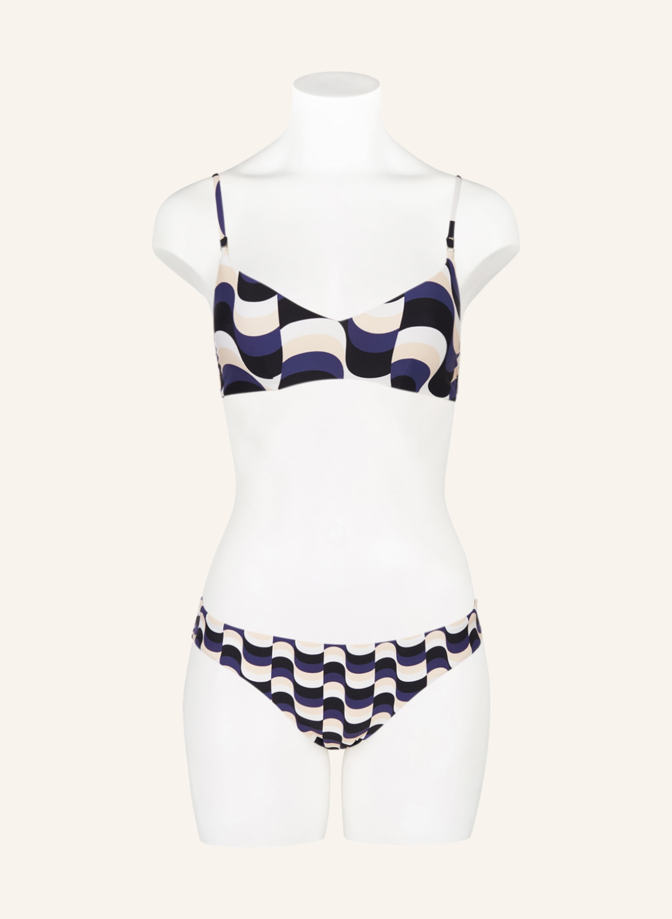 SEAFOLLY Basic-Bikini-Hose MODERN TAKE, Farbe: SCHWARZ/ BLAU/ WEISS (Bild 2)