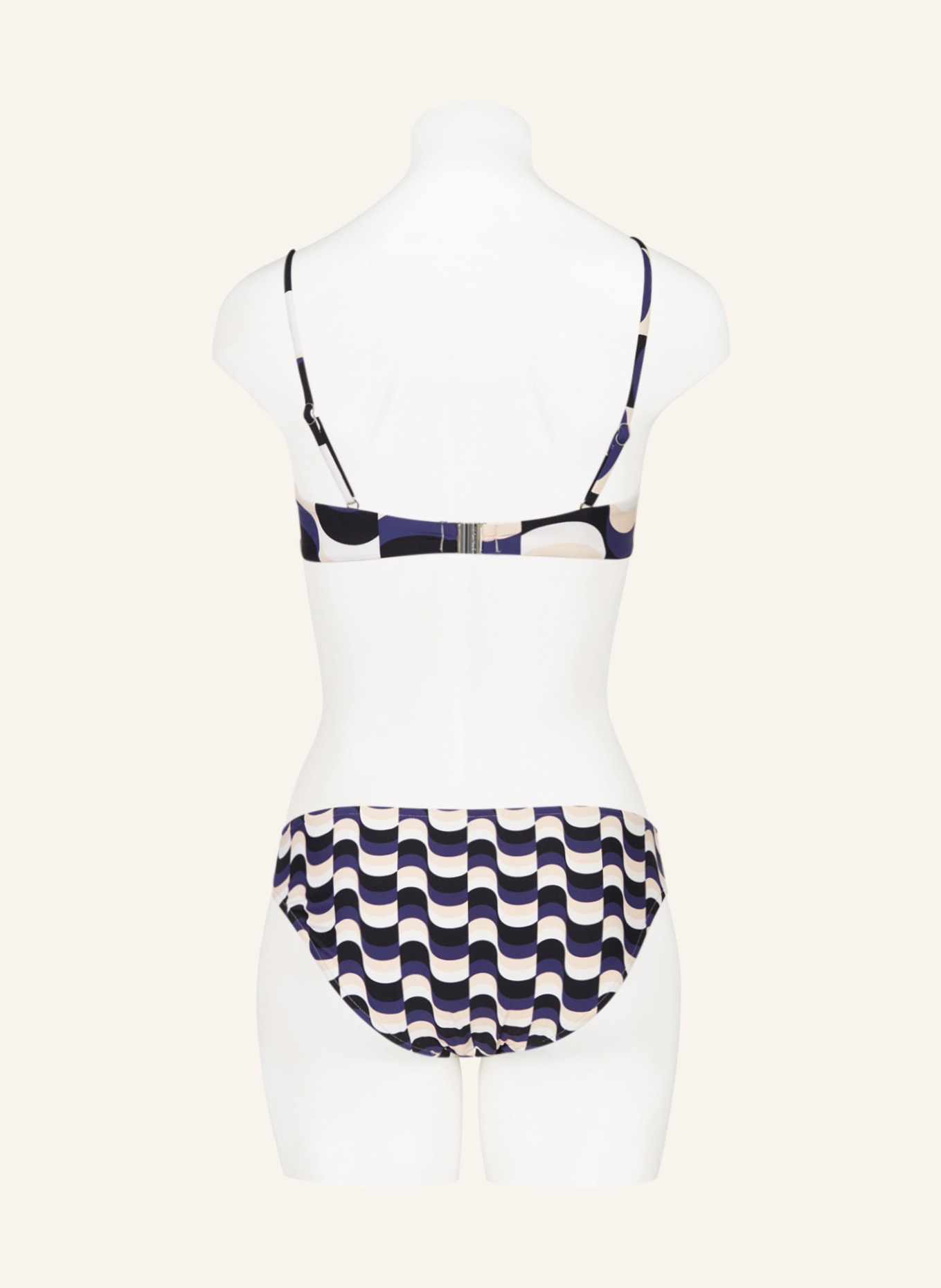 SEAFOLLY Basic bikini bottoms MODERN TAKE, Color: BLACK/ BLUE/ WHITE (Image 3)