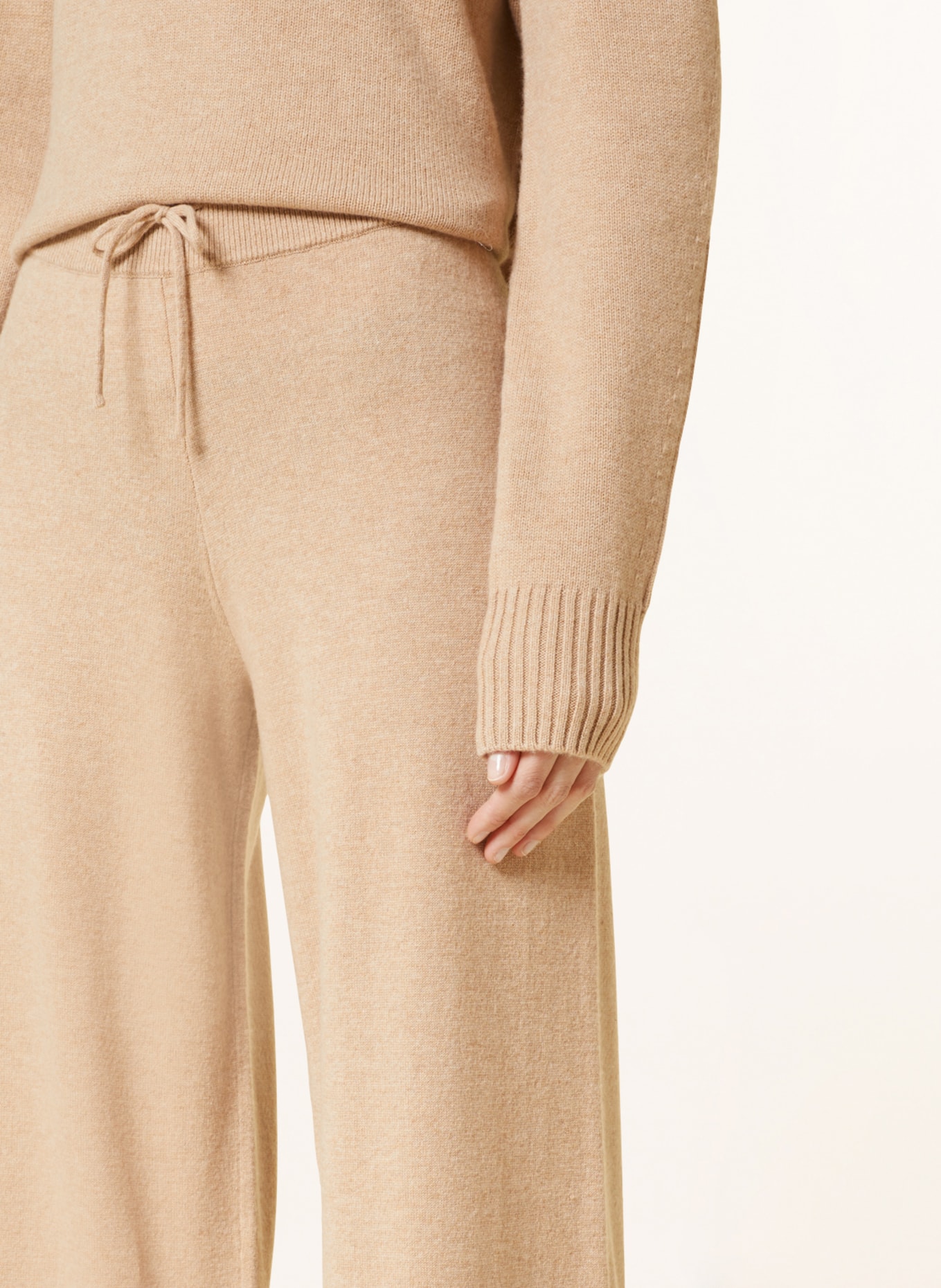 Juvia Knit trousers , Color: BEIGE (Image 5)