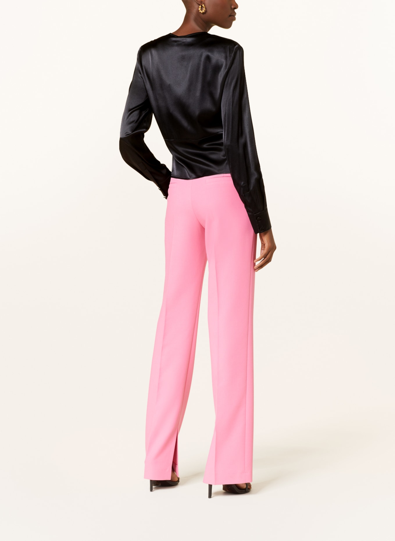 PINKO Shirt blouse BARADERO in silk, Color: BLACK (Image 3)