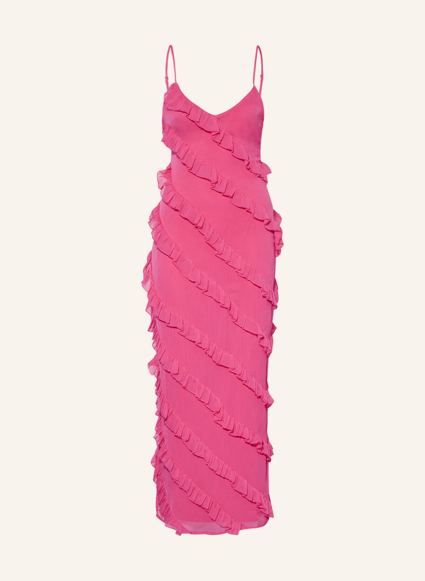gina tricot Sukienka, Kolor: MOCNORÓŻOWY (Obrazek 1)