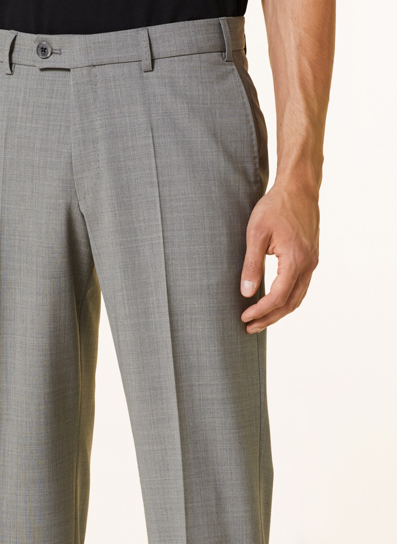 HILTL Trousers PIACENZA regular fit, Color: GRAY (Image 5)