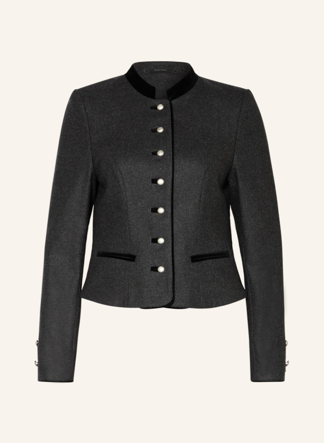 Hammerschmid Alpine jacket EBBS, Color: DARK GRAY/ BLACK (Image 1)