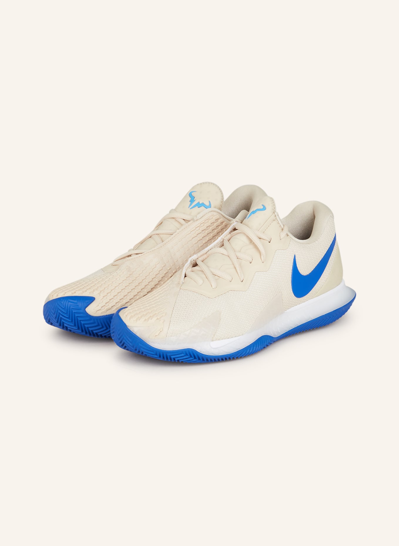 Nike Tennis shoes COURT AIR ZOOM VAPOR CAGE 4 RAFA, Color: CREAM/ BLUE (Image 1)