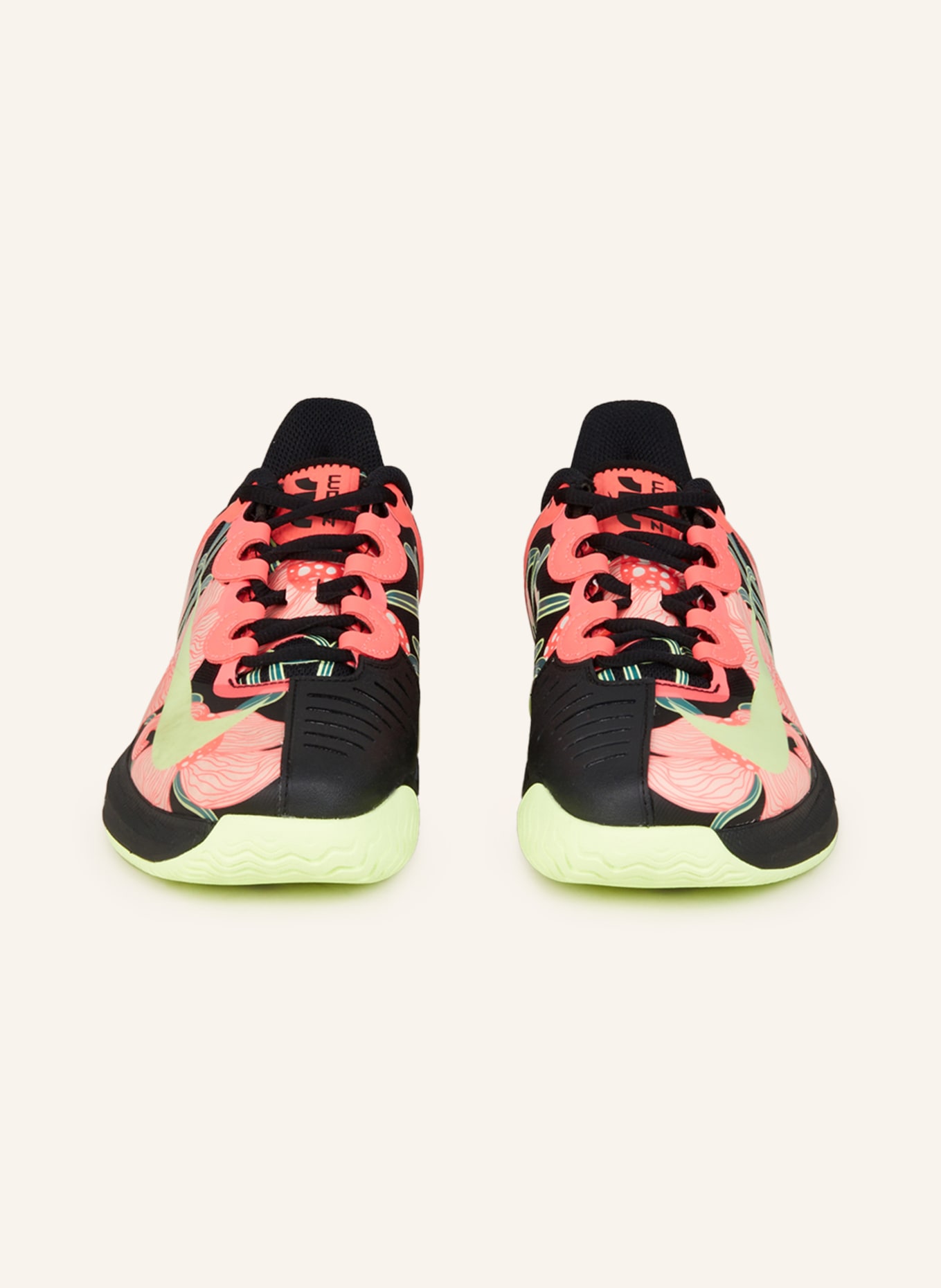 Nike Tennis shoes NIKECOURT AIR ZOOM GP TURBO PREMIUM, Color: BLACK/ PINK/ GREEN (Image 3)