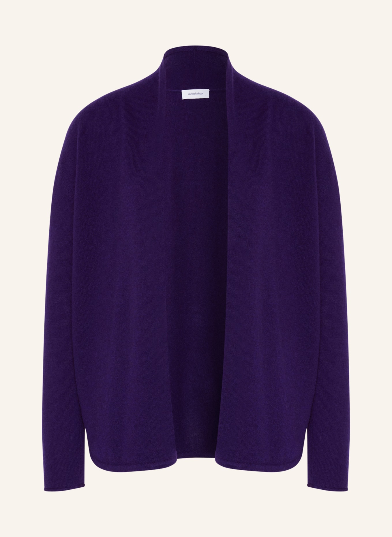 darling harbour Knit cardigan made of cashmere, Color: PURPLE (Image 1)