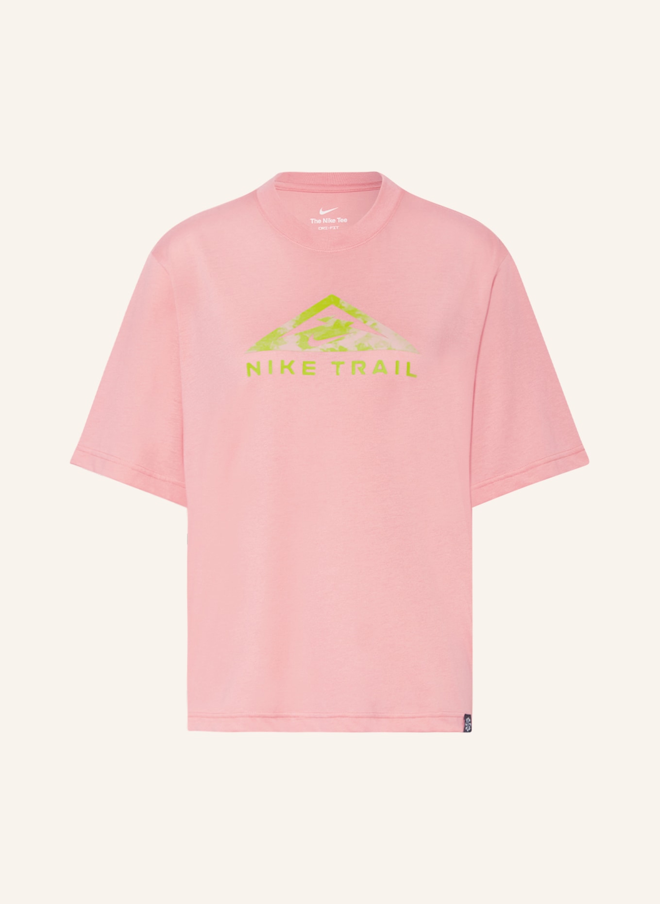 Nike Běžecké tričko DRI-FIT TRAIL, Barva: RŮŽOVÁ (Obrázek 1)