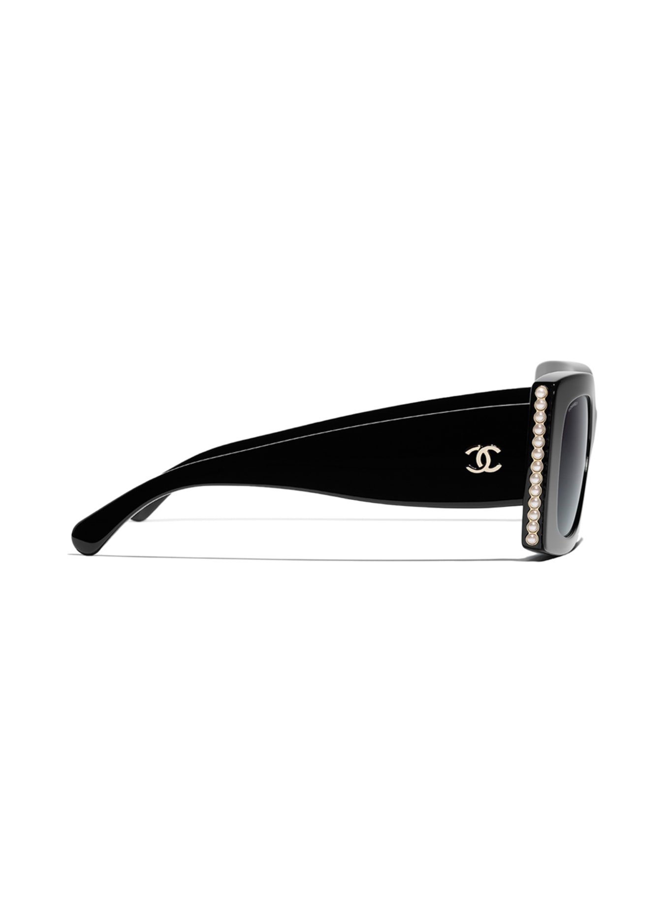 CHANEL Square sunglasses, Color: C622S6 - BLACK/ GRAY GRADIENT (Image 3)