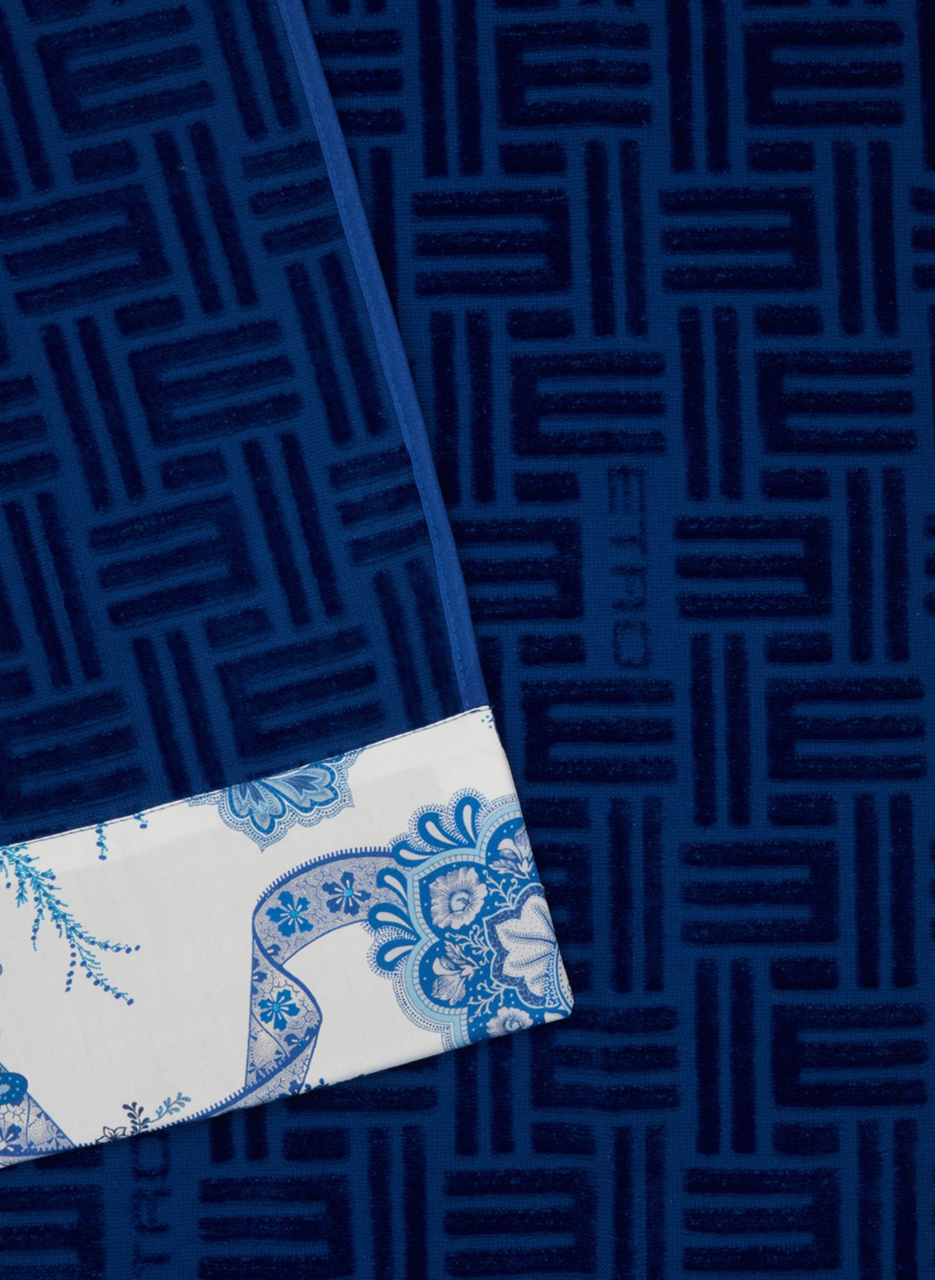 ETRO Home Set: towel and guest towel, Color: BLUE/ WHITE (Image 2)