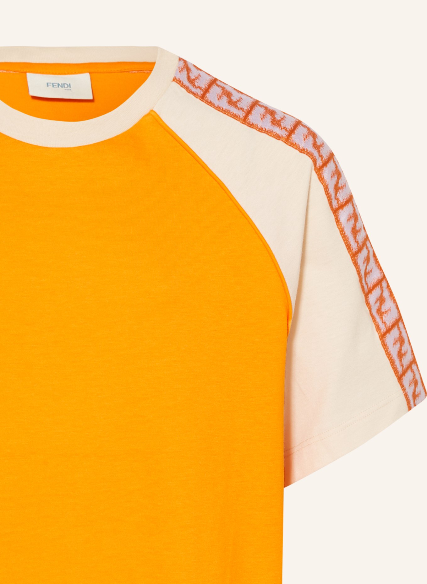 FENDI T-Shirt, Farbe: ORANGE/ HELLGELB (Bild 3)