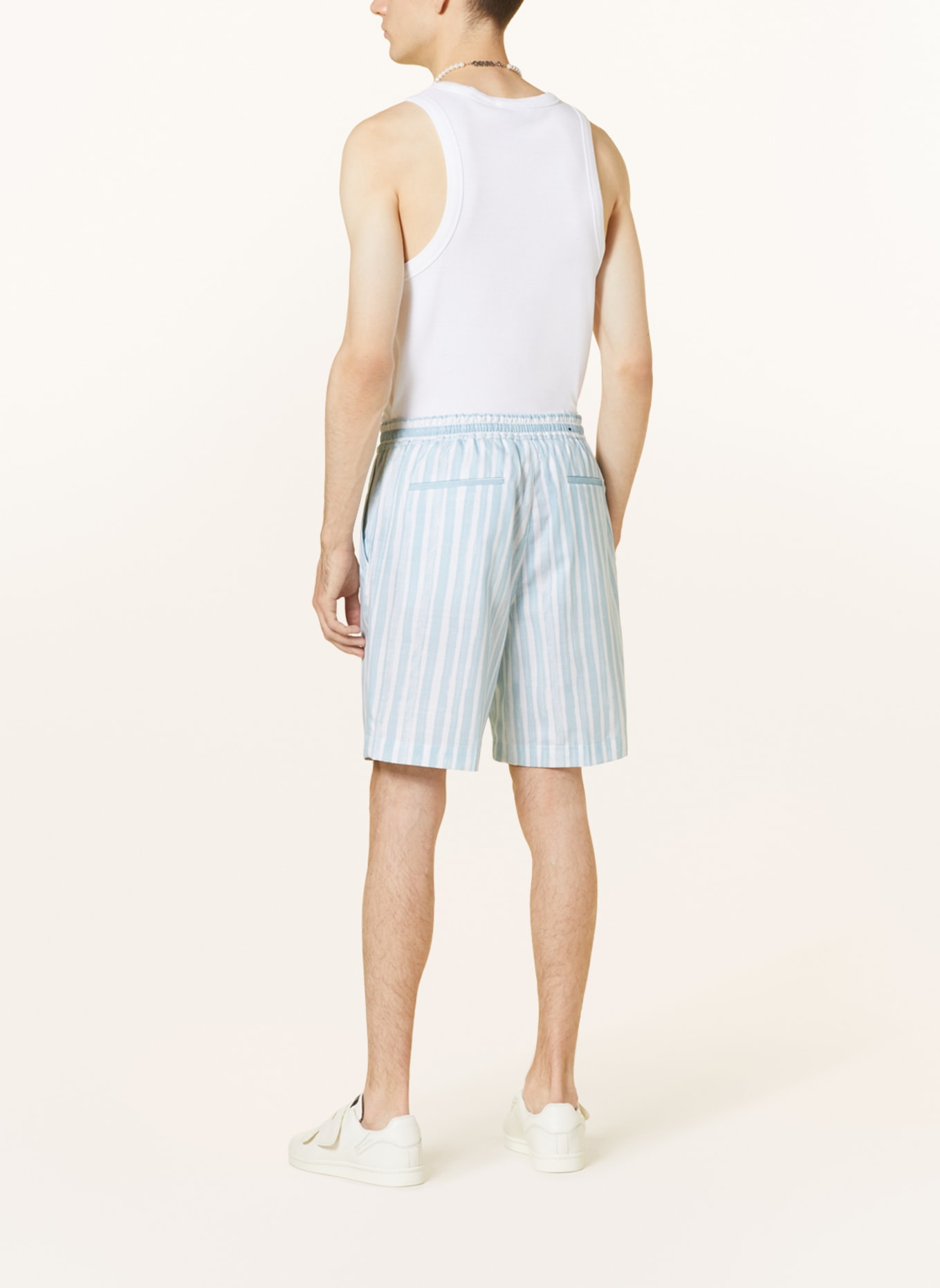 J.LINDEBERG Shorts, Farbe: HELLBLAU/ WEISS (Bild 3)