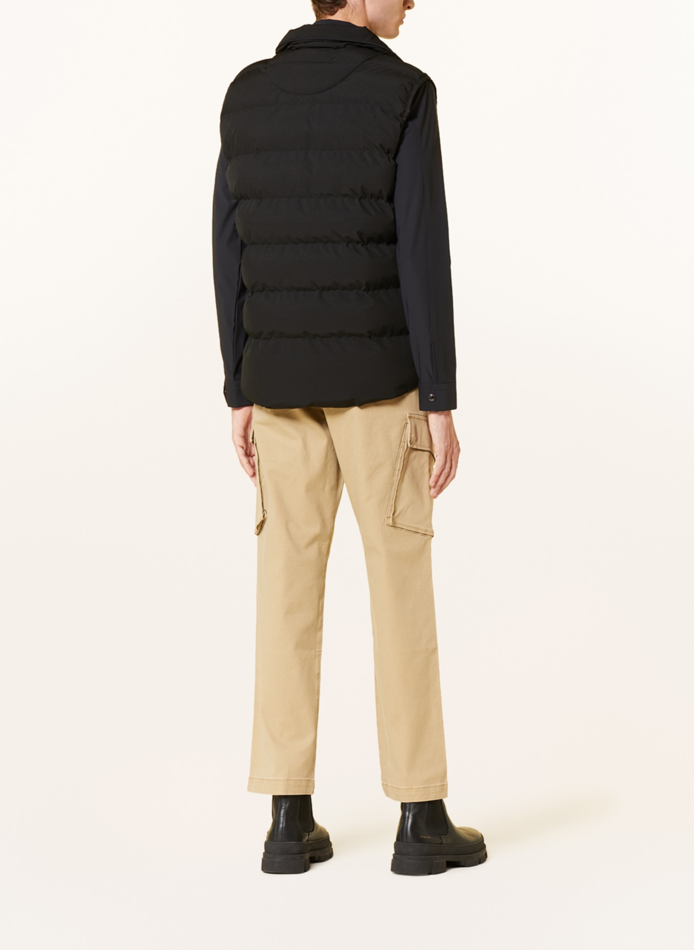 WELLENSTEYN Quilted jacket MOLECULE with SORONA®AURA insulation, Color: BLACK (Image 3)