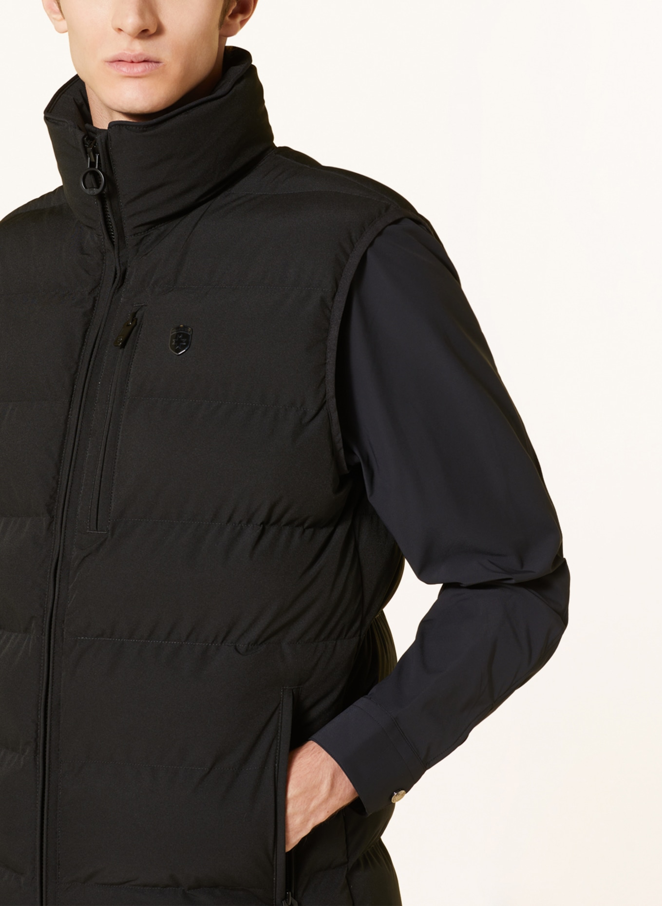 WELLENSTEYN Quilted jacket MOLECULE with SORONA®AURA insulation, Color: BLACK (Image 4)