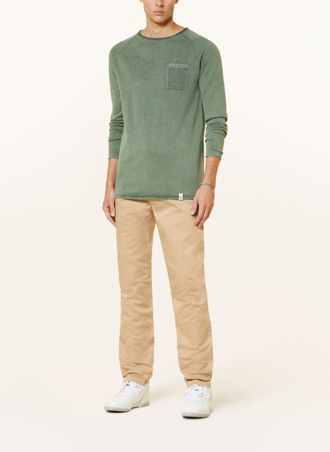 COLOURS & SONS Sweater, Color: GREEN (Image 2)