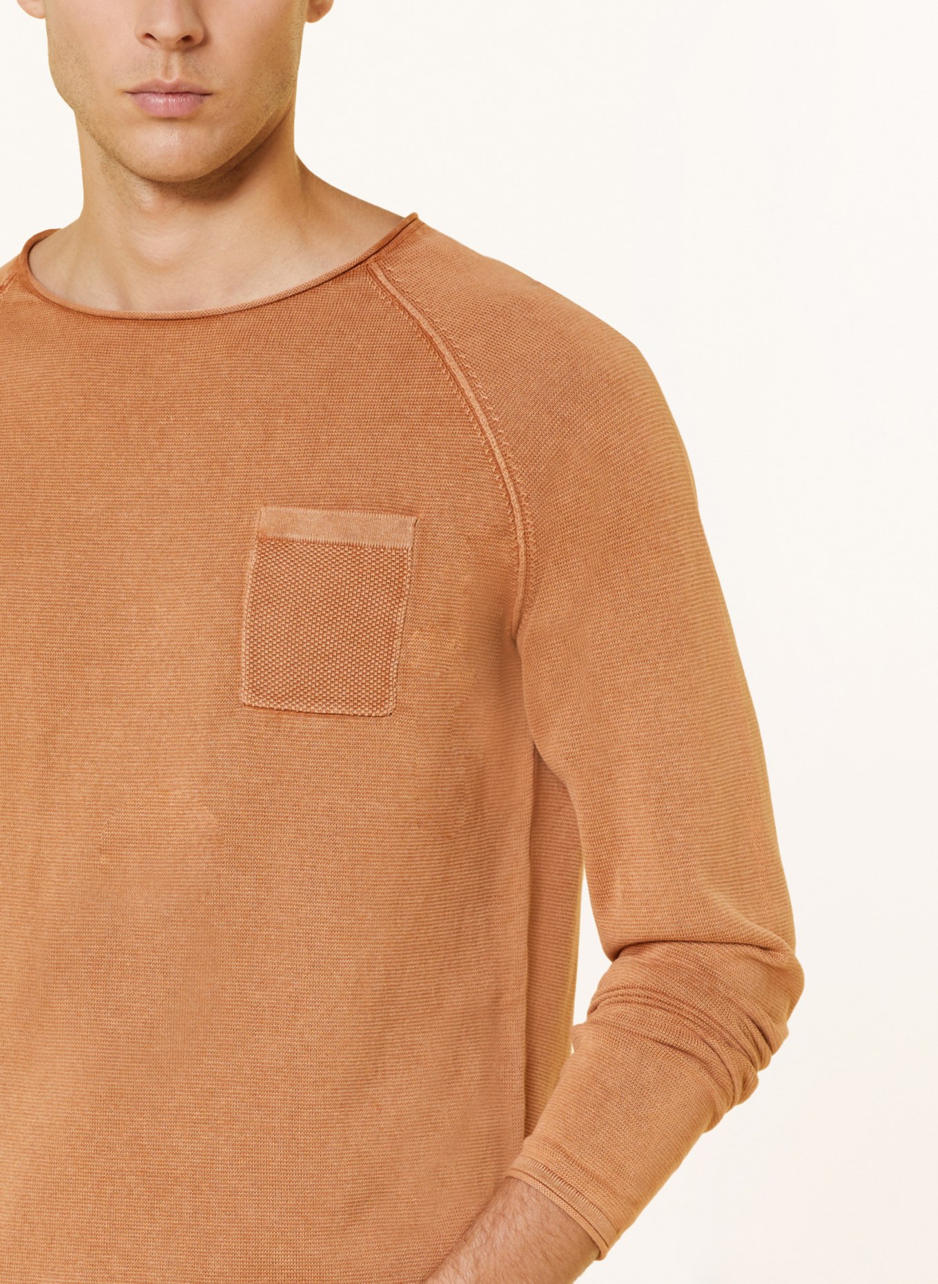 Cognac color sweater outlet