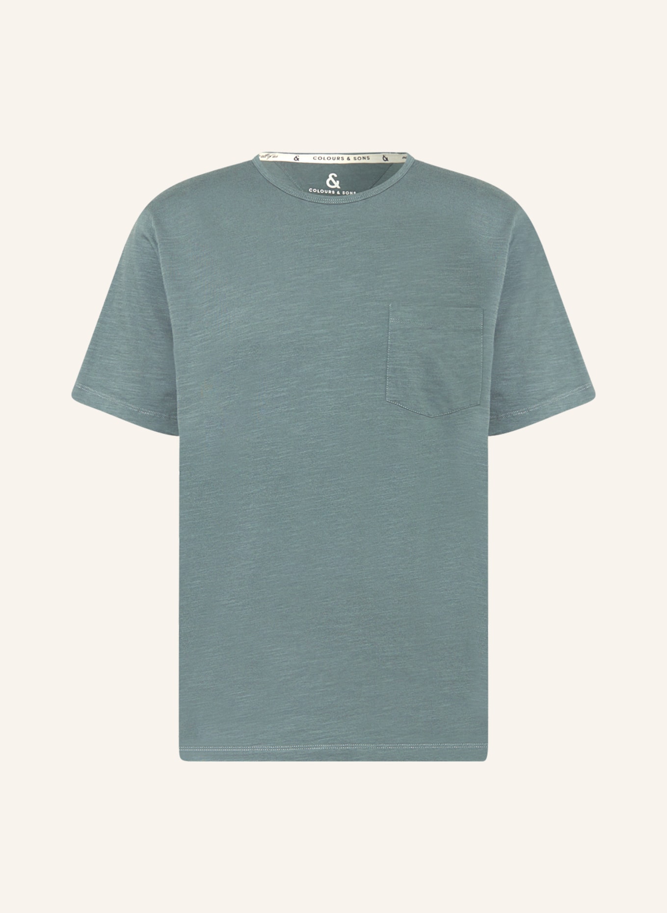 COLOURS & SONS T-Shirt, Farbe: PETROL (Bild 1)