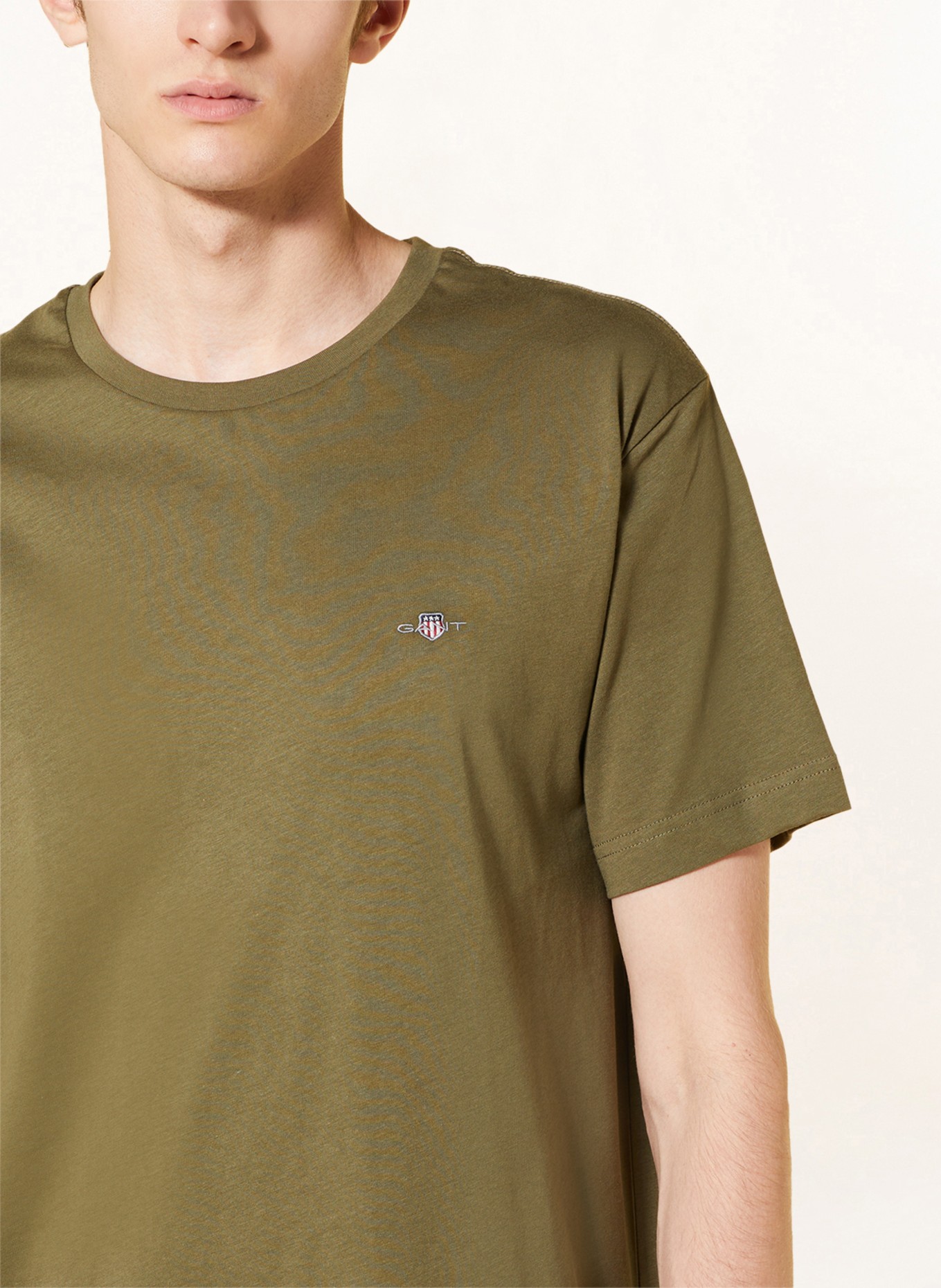 GANT T-shirt, Color: DARK GREEN (Image 4)