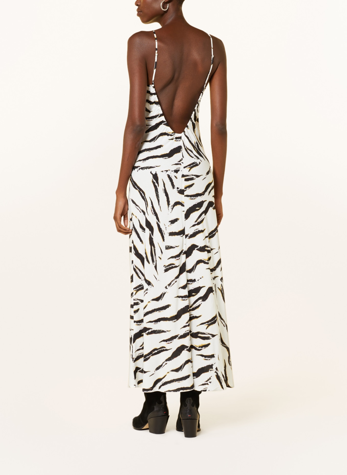 Lala Berlin Dress DONA with cut-out, Color: WHITE/ BLACK/ YELLOW (Image 3)