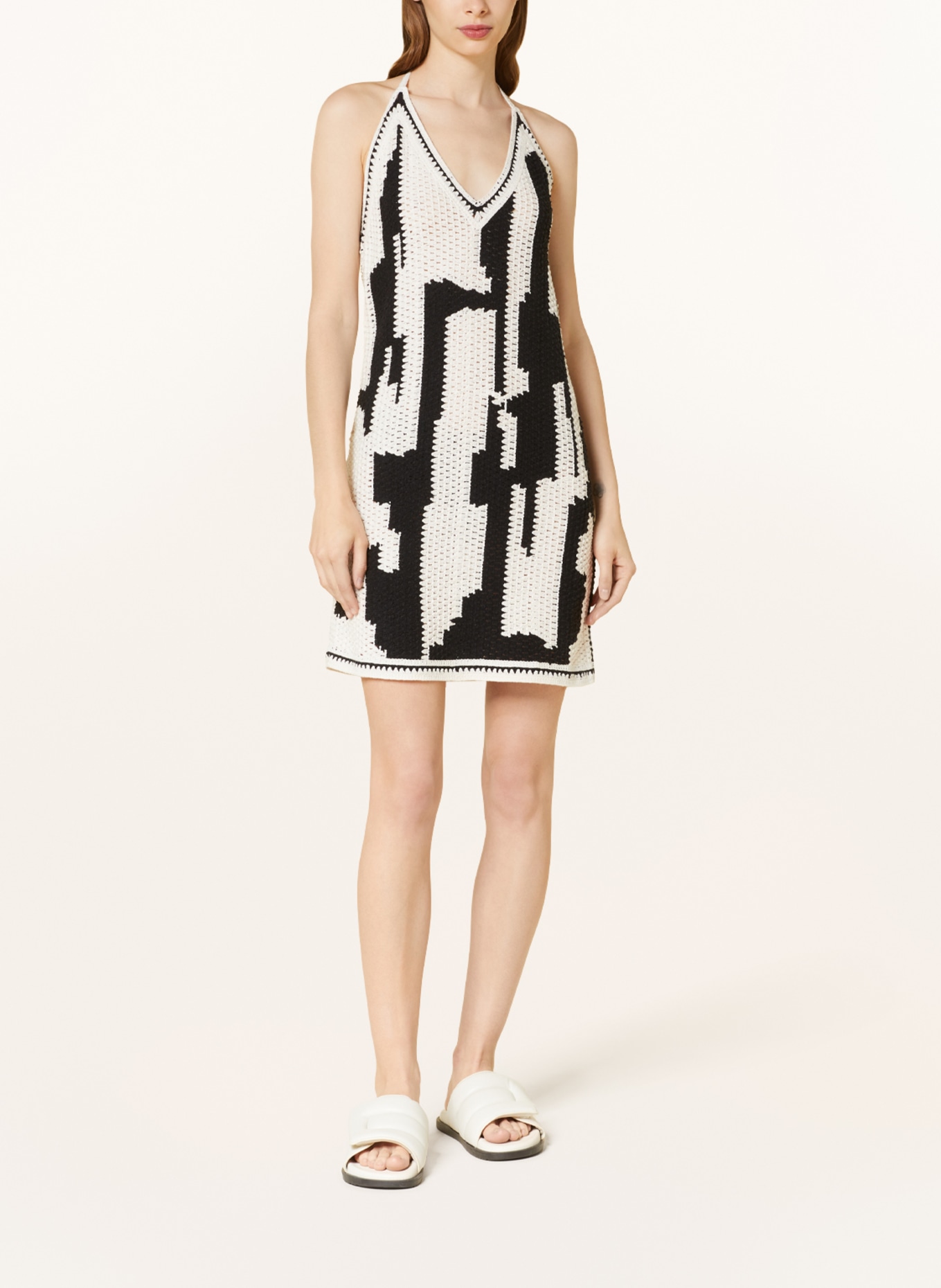 Lala Berlin Knit dress KALEEN, Color: BLACK/ WHITE (Image 2)