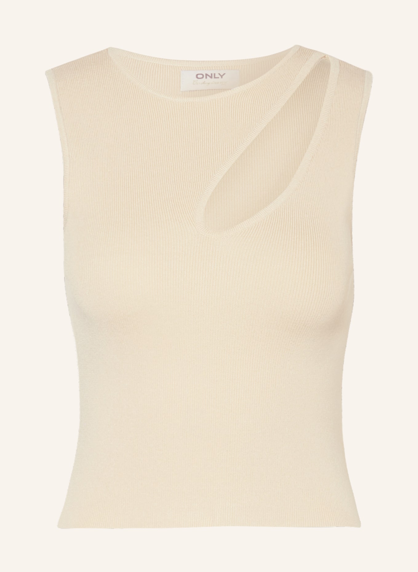 ONLY Knit top, Color: BEIGE (Image 1)