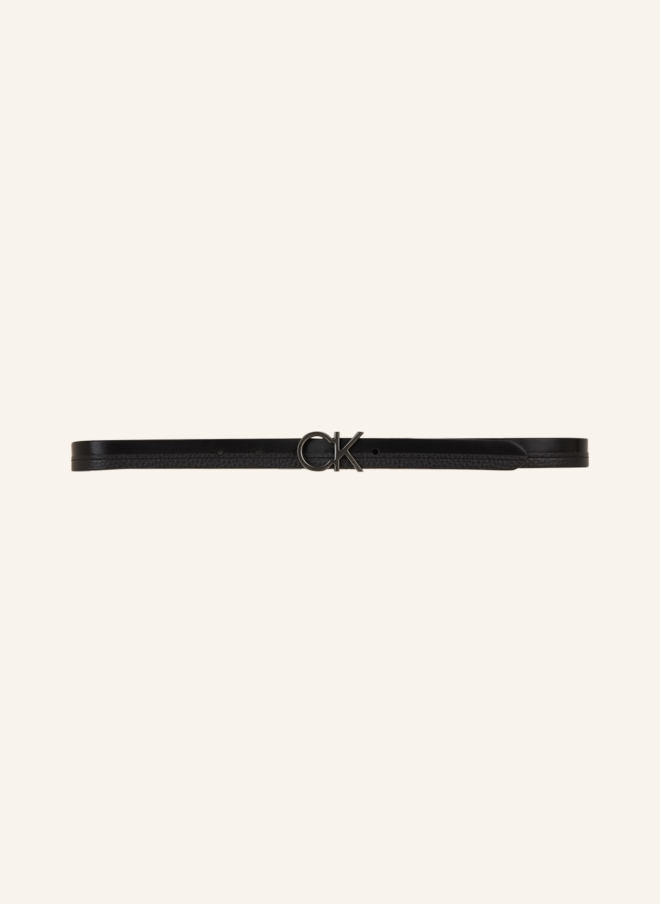 Calvin Klein Leather belt, Color: BLACK (Image 2)