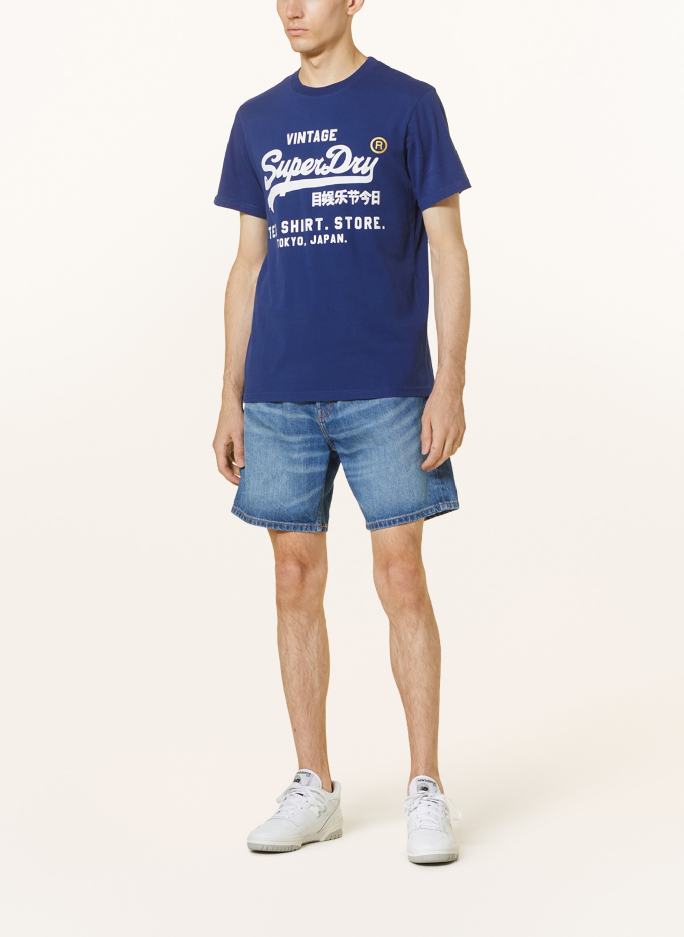 Superdry T-shirt, Color: BLUE (Image 2)