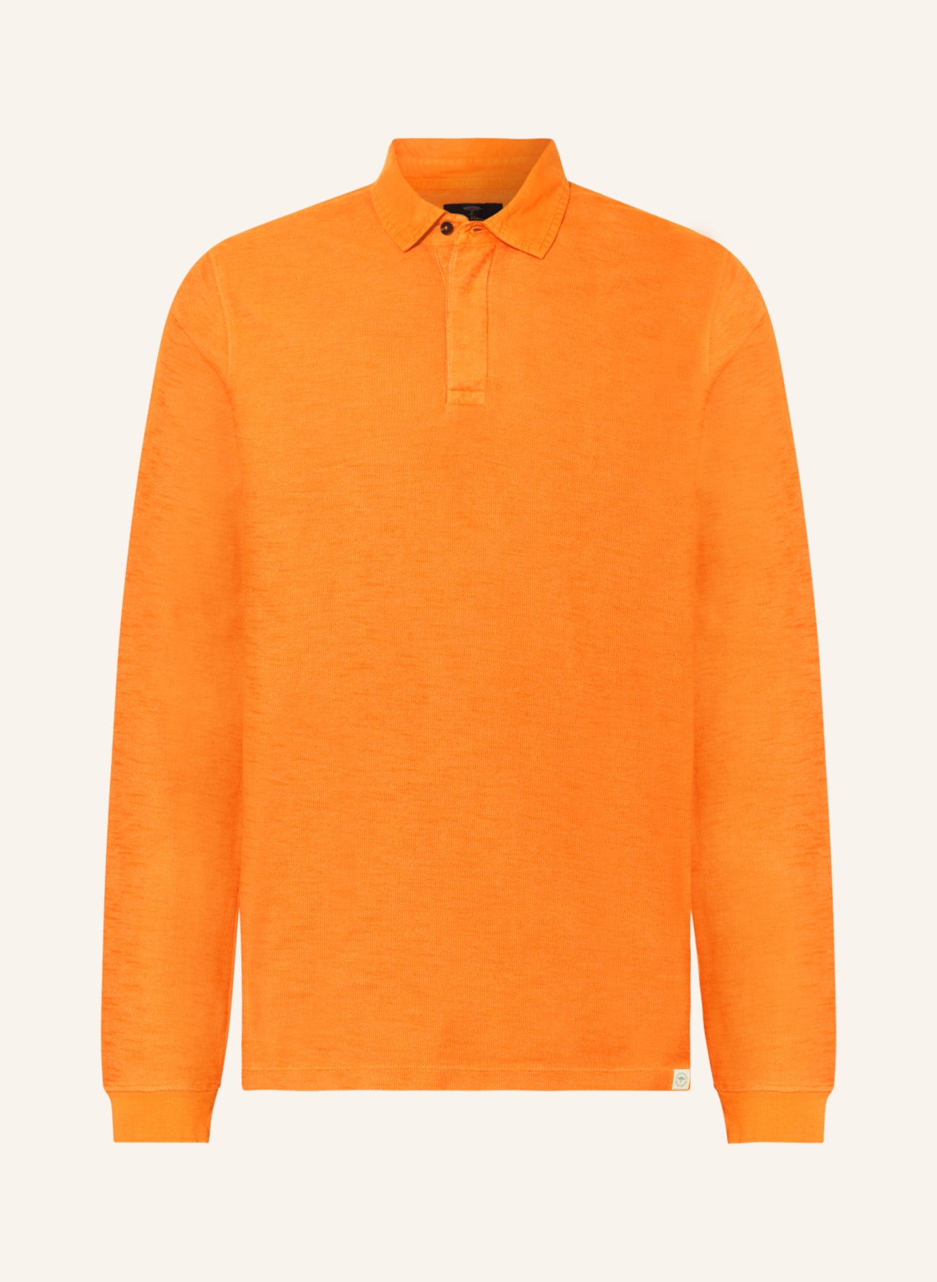 FYNCH-HATTON Strick-Poloshirt, Farbe: ORANGE (Bild 1)