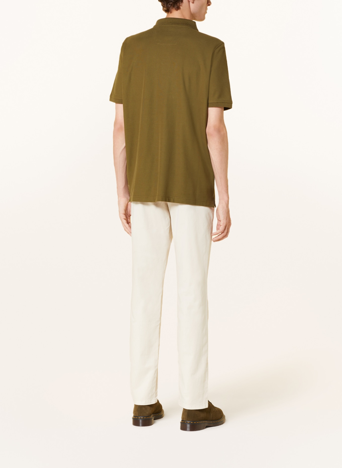 FYNCH-HATTON Piqué-Poloshirt, Farbe: KHAKI (Bild 3)