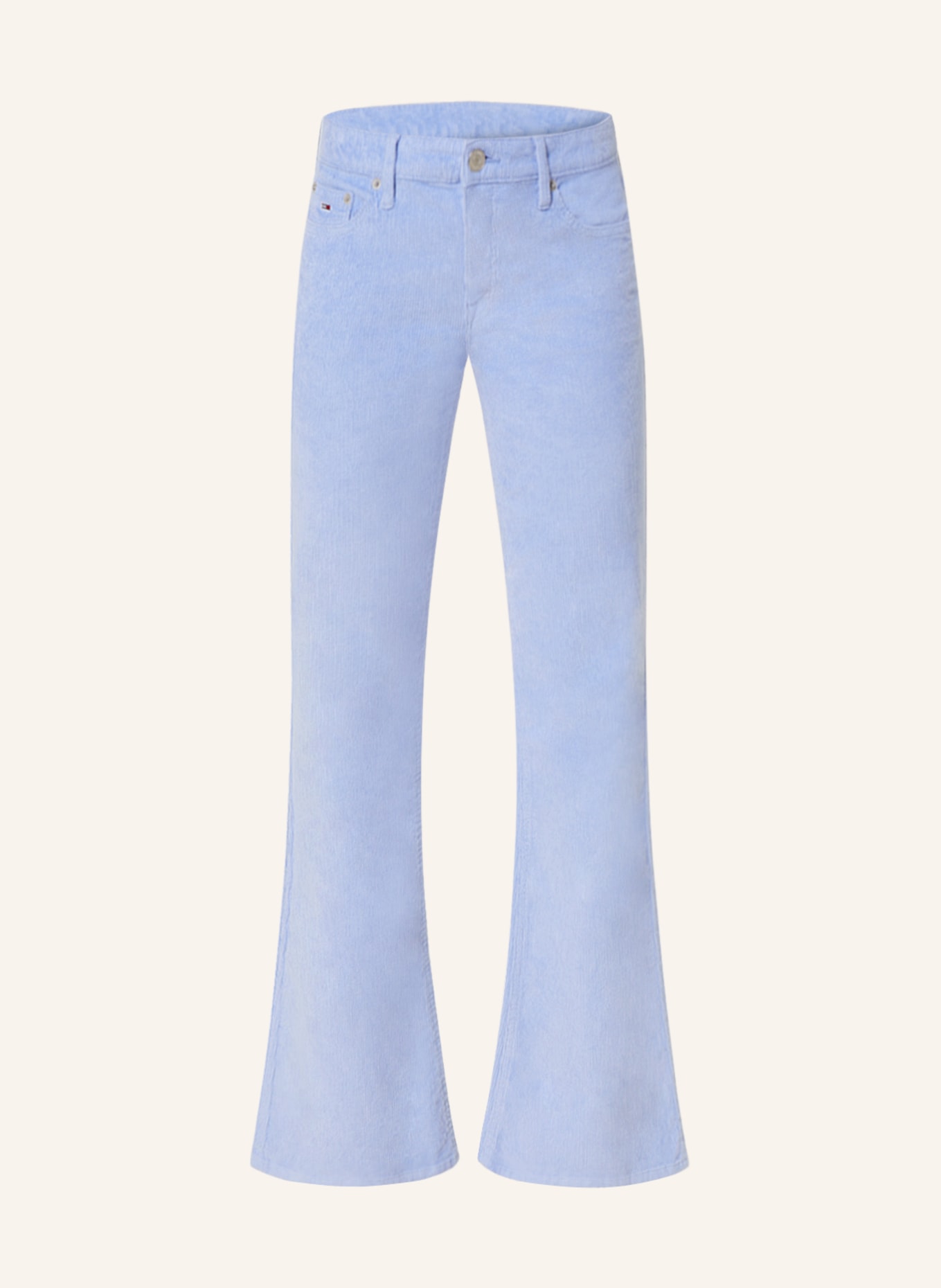 TOMMY JEANS Corduroy trousers, Color: LIGHT BLUE (Image 1)