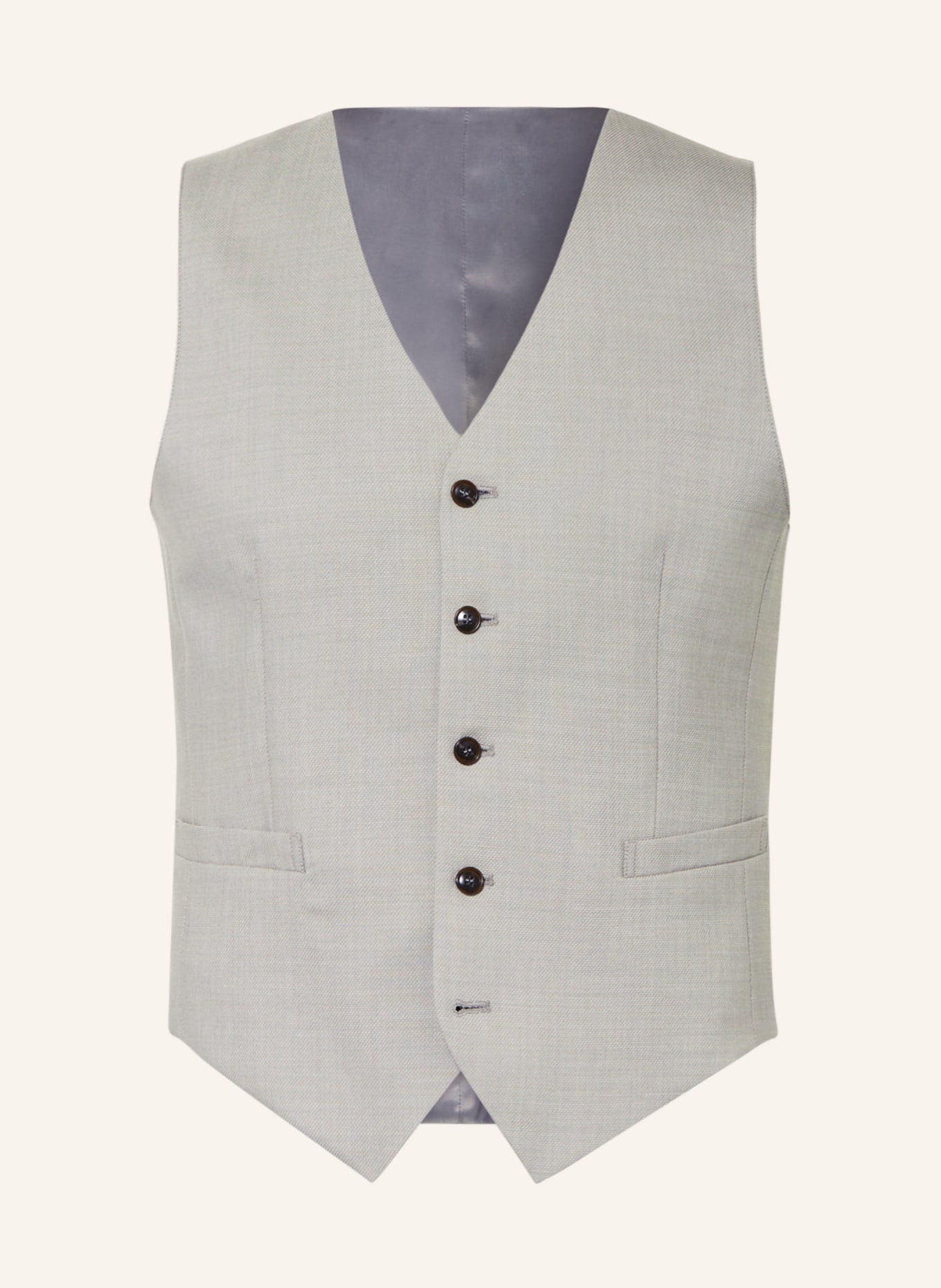 TIGER OF SWEDEN Suit waistcoat WAYDE extra slim fit, Color: LIGHT GRAY (Image 1)