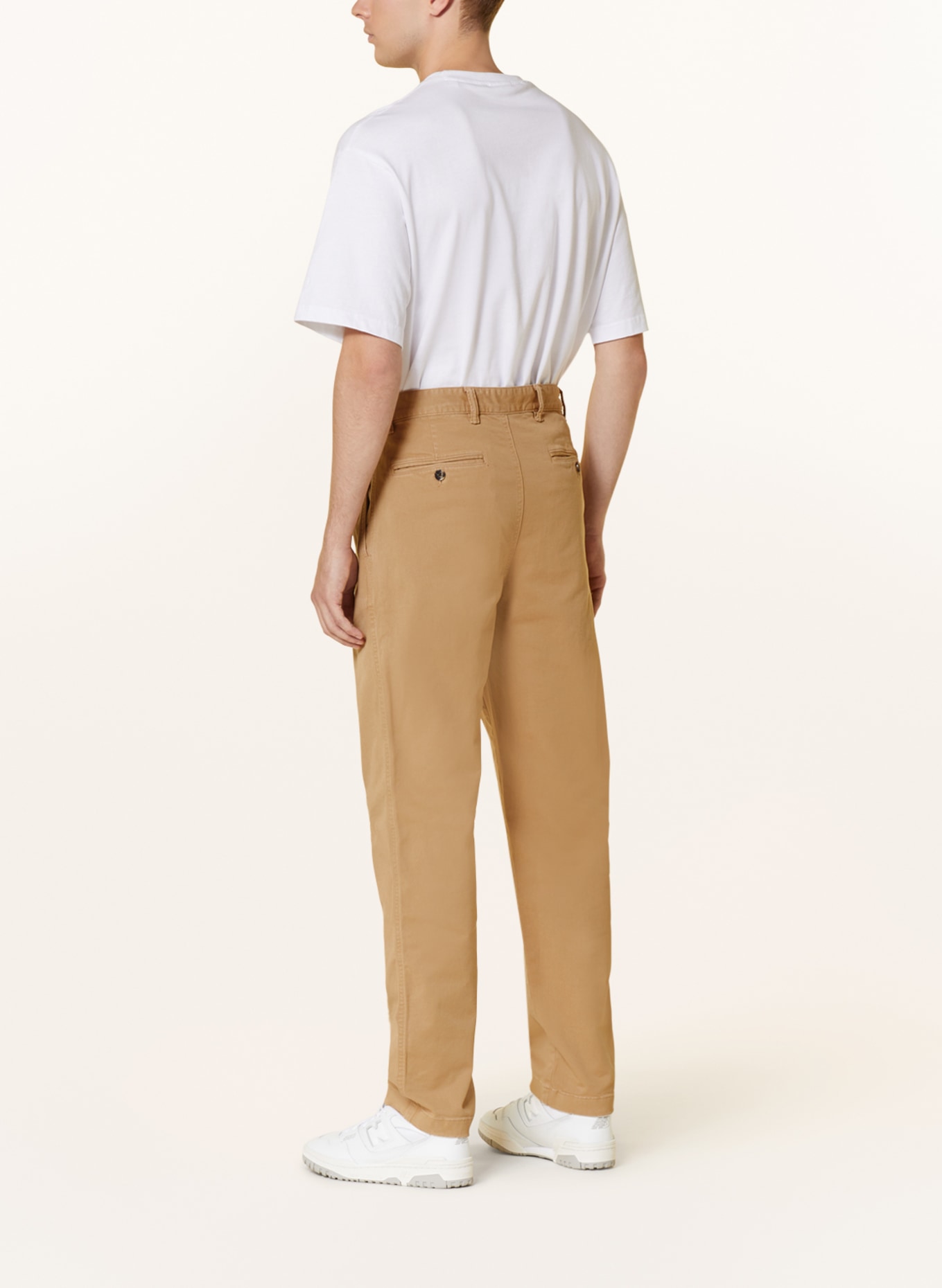 TOMMY HILFIGER Chinos wide tapered fit, Color: CAMEL (Image 3)