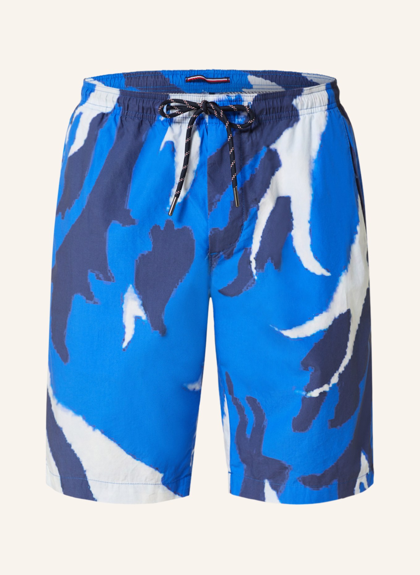 TOMMY HILFIGER Shorts HARLEM in jogger style relaxed tapered fit, Color: BLUE/ WHITE/ DARK BLUE (Image 1)