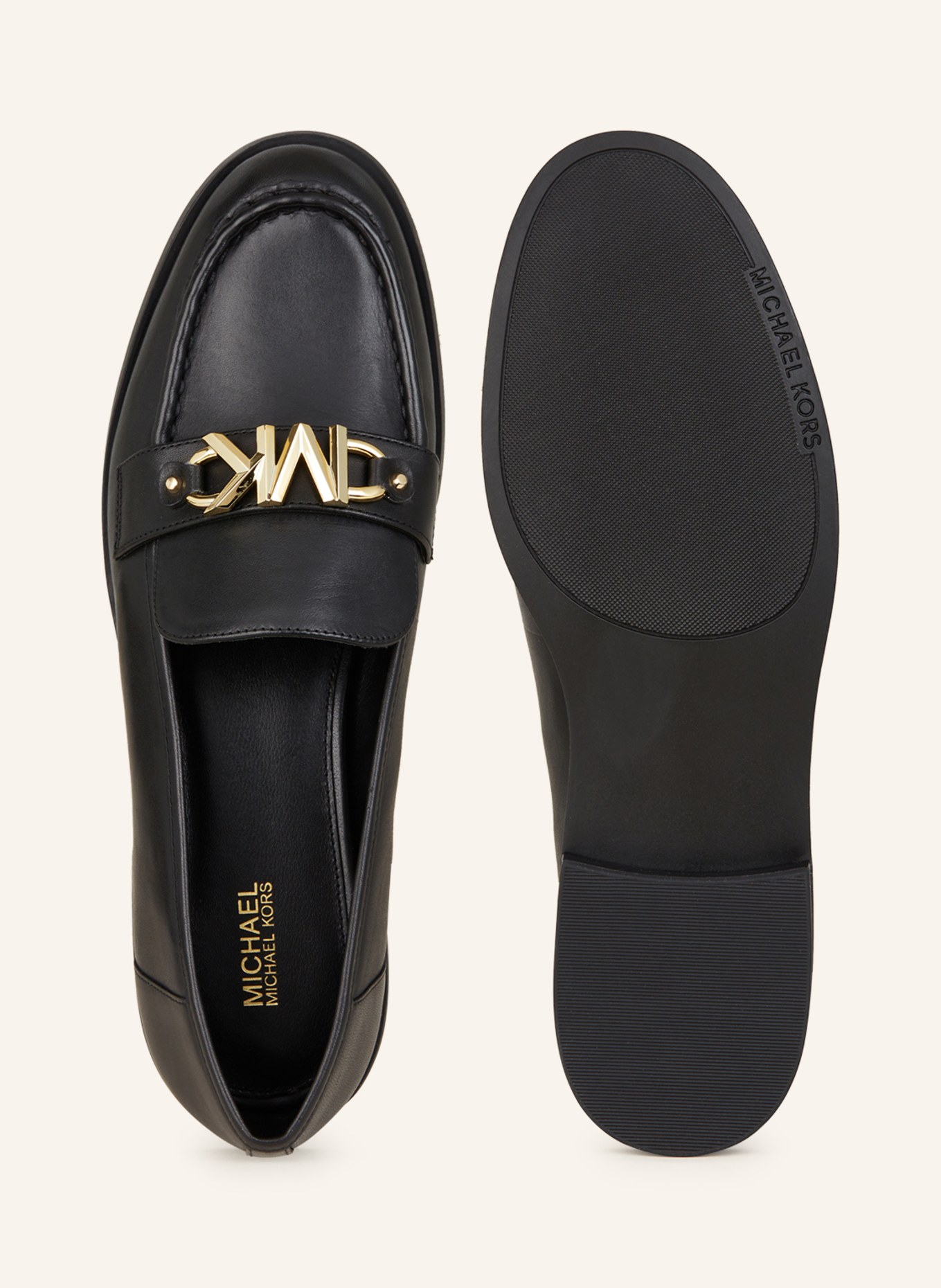 MICHAEL KORS Loafers TIEGAN, Color: BLACK (Image 5)
