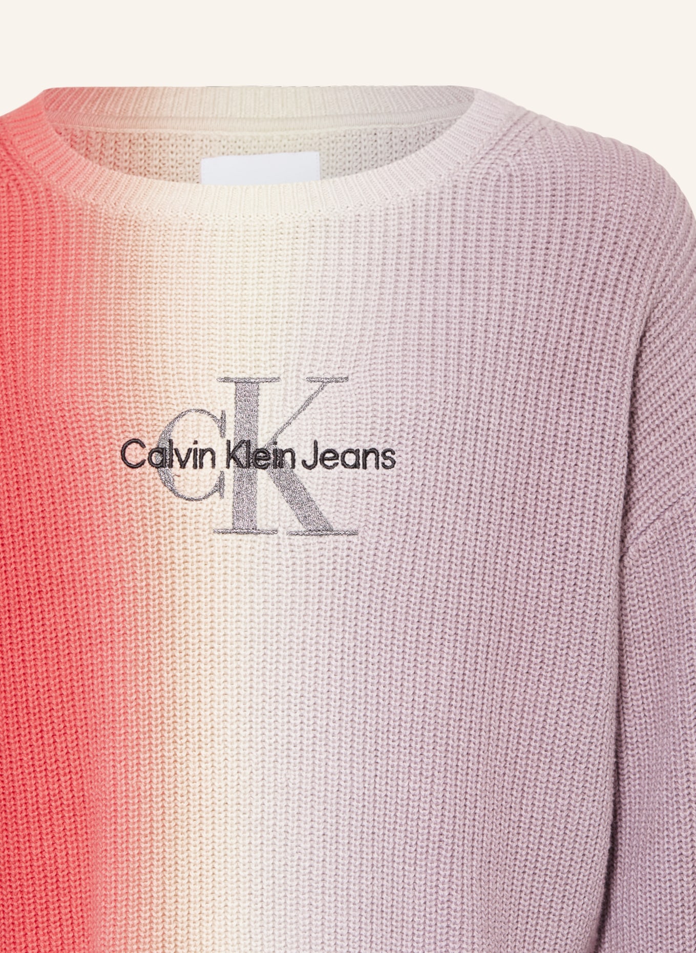 Calvin Klein Pullover, Farbe: LILA/ HELLROSA/ ROT (Bild 3)