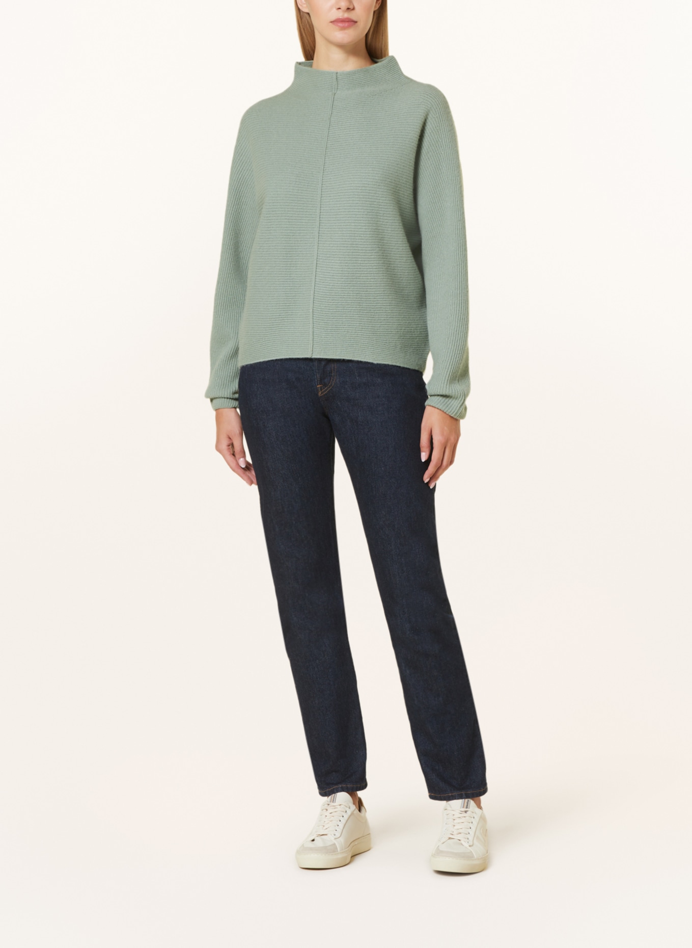 darling harbour Cashmere sweater, Color: LIGHT GREEN (Image 2)