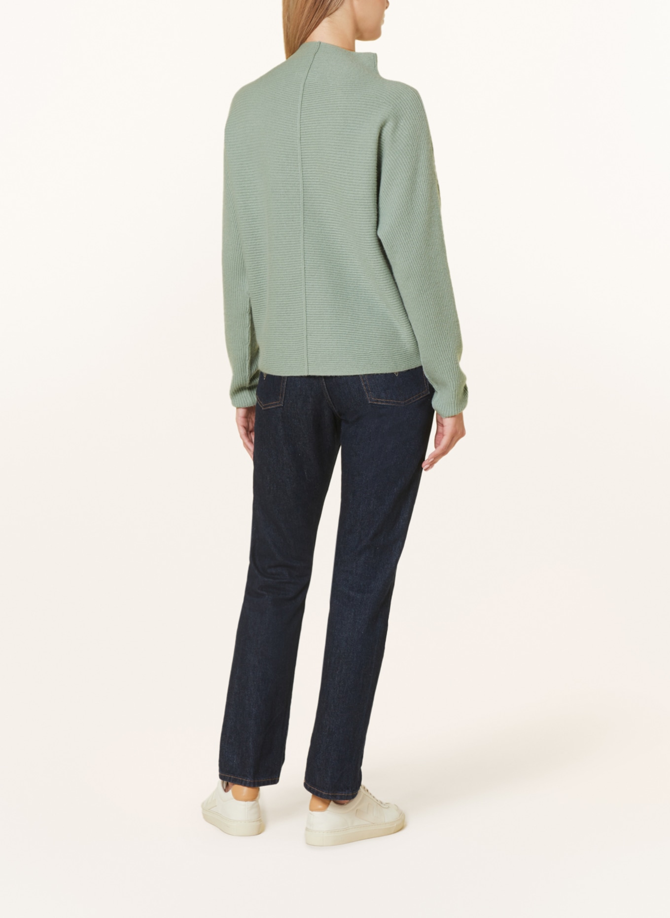 darling harbour Cashmere sweater, Color: LIGHT GREEN (Image 3)