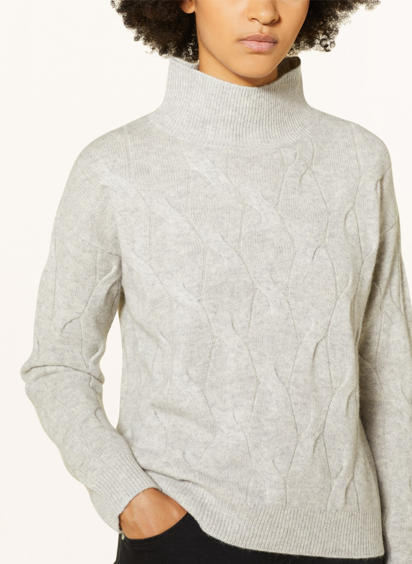 darling harbour Cashmere sweater, Color: SILBER MEL (Image 4)