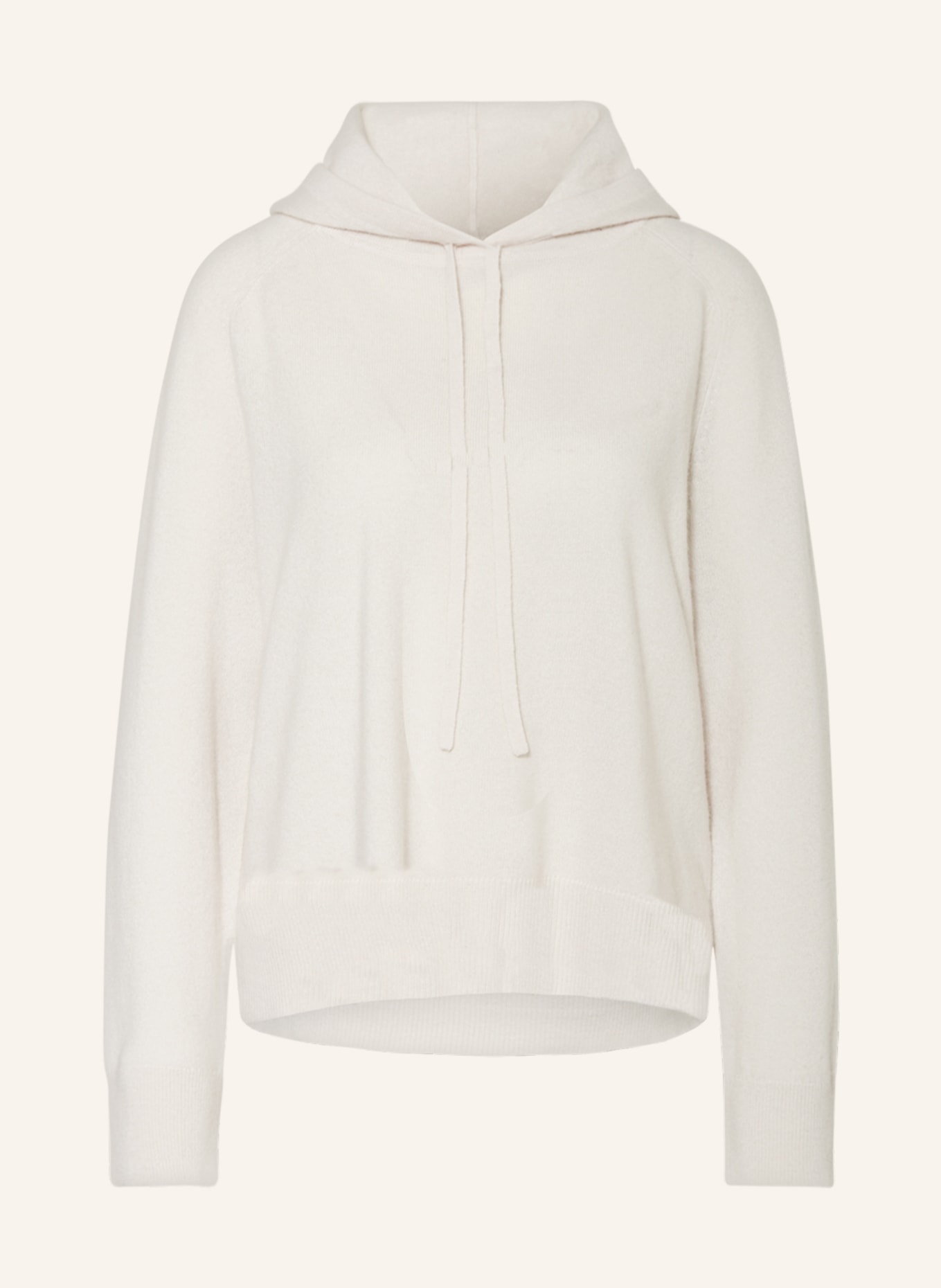 Cropped online cashmere hoodie