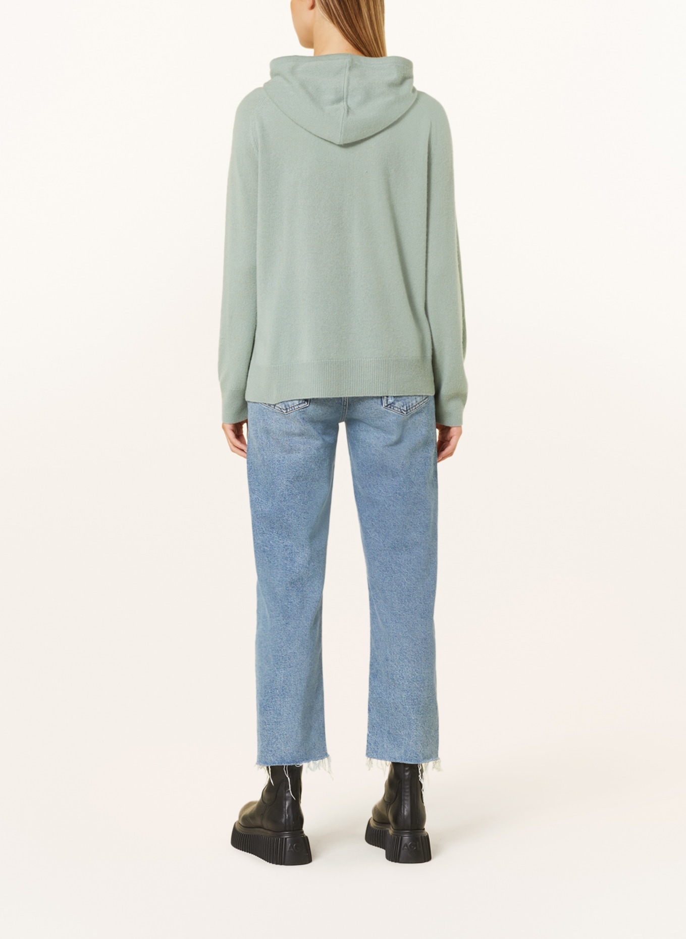 darling harbour Cashmere hoodie, Color: SALBEI (Image 3)