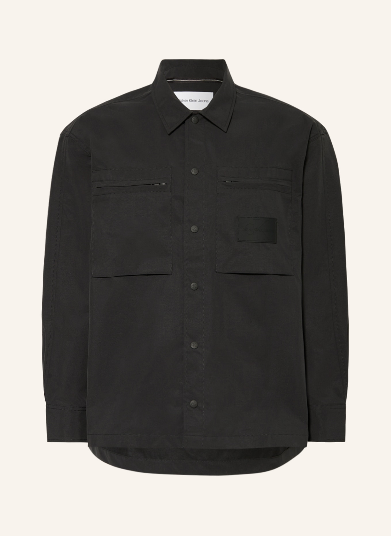Calvin Klein Jeans Overshirt, Color: BLACK (Image 1)