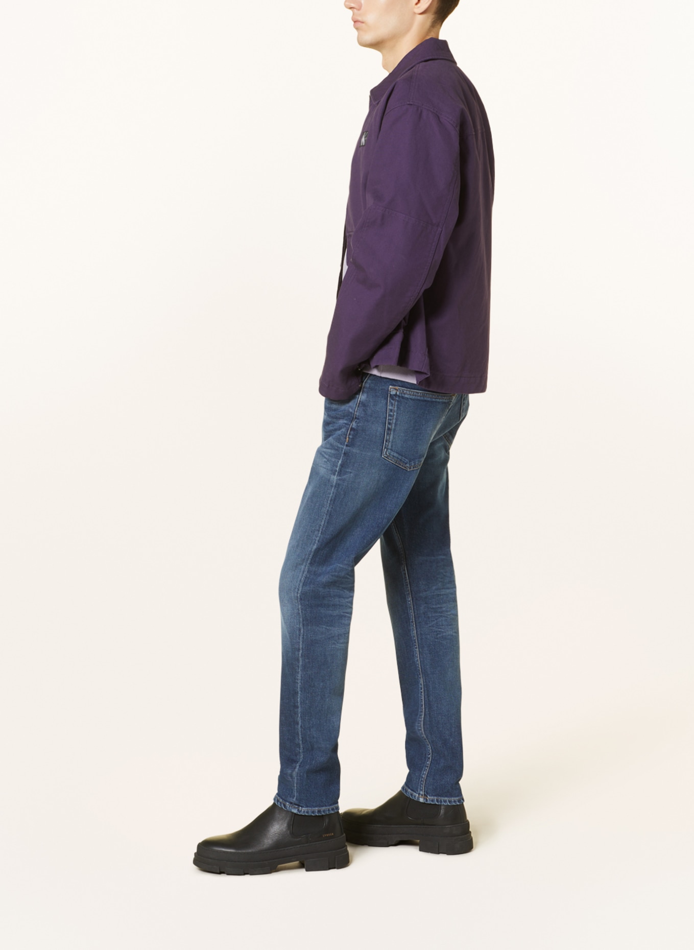 Calvin Klein Jeans Jeansy Slim Taper Fit, Kolor: 1BJ DENIM DARK (Obrazek 4)