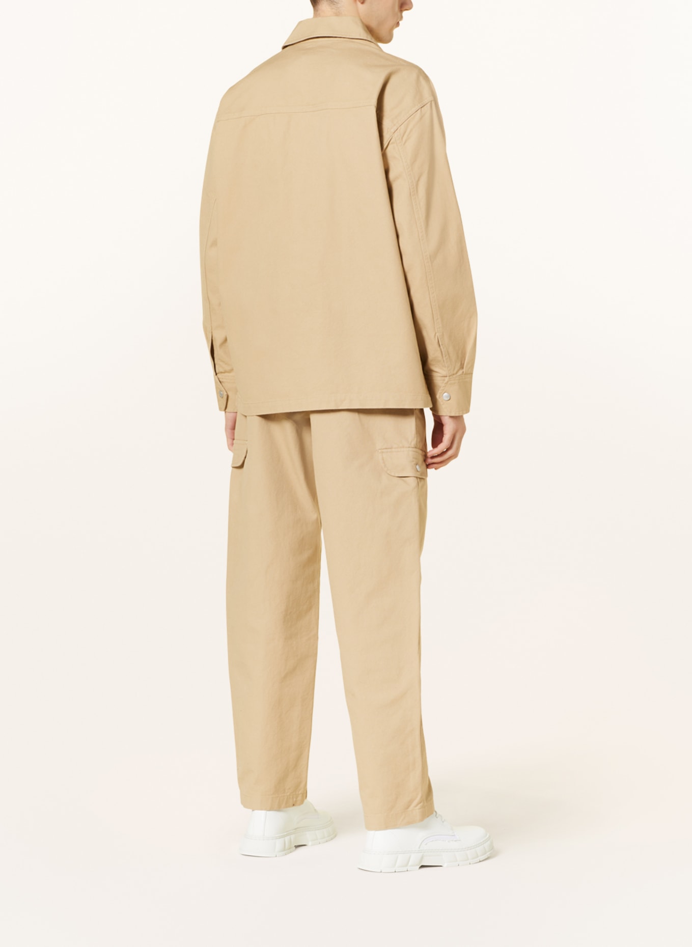 Calvin Klein Jeans Svrchní košile WORKWEAR UTILITY, Barva: SVĚTLE HNĚDÁ (Obrázek 3)