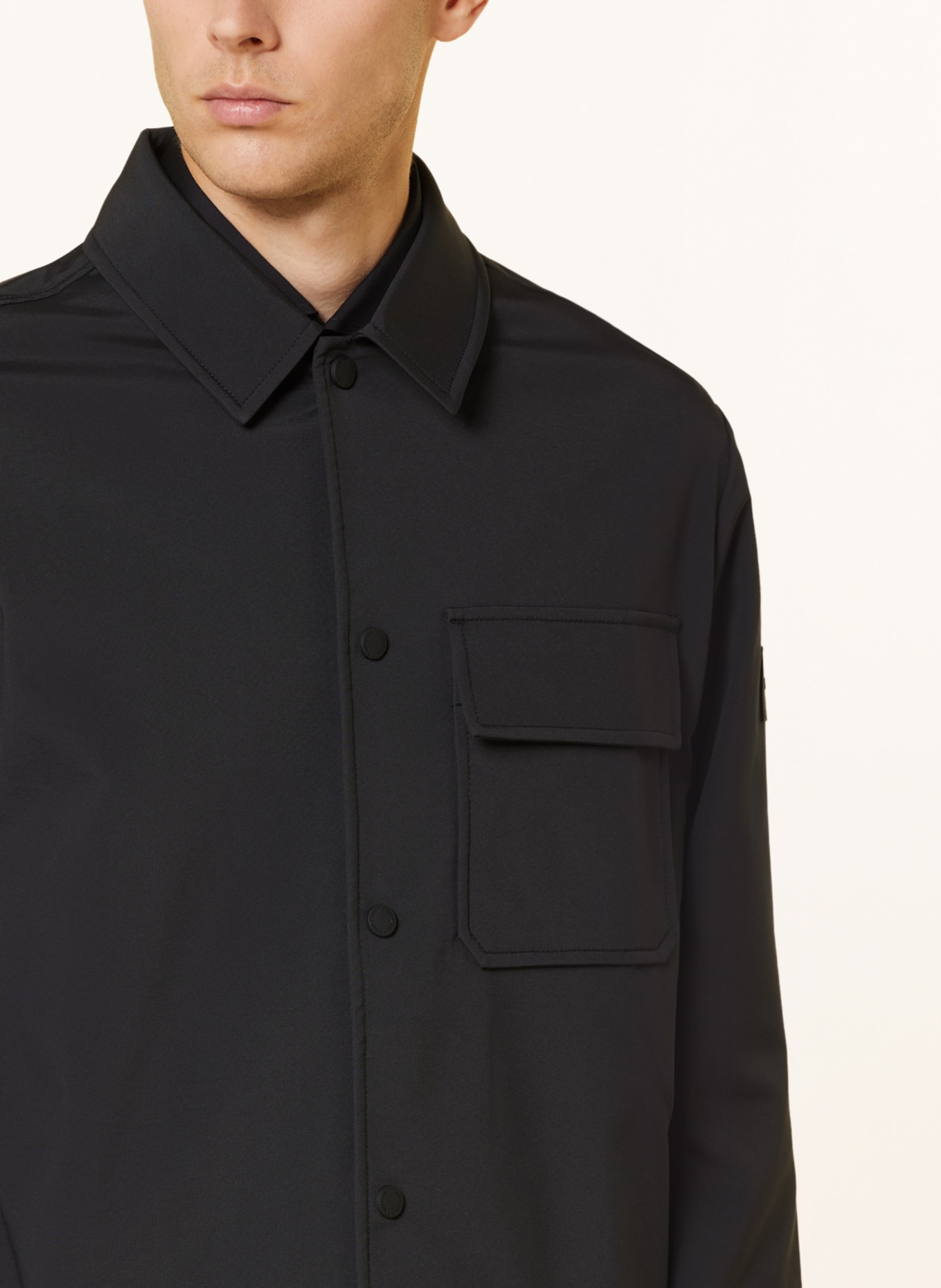 Calvin Klein Overshirt, Color: BLACK (Image 4)