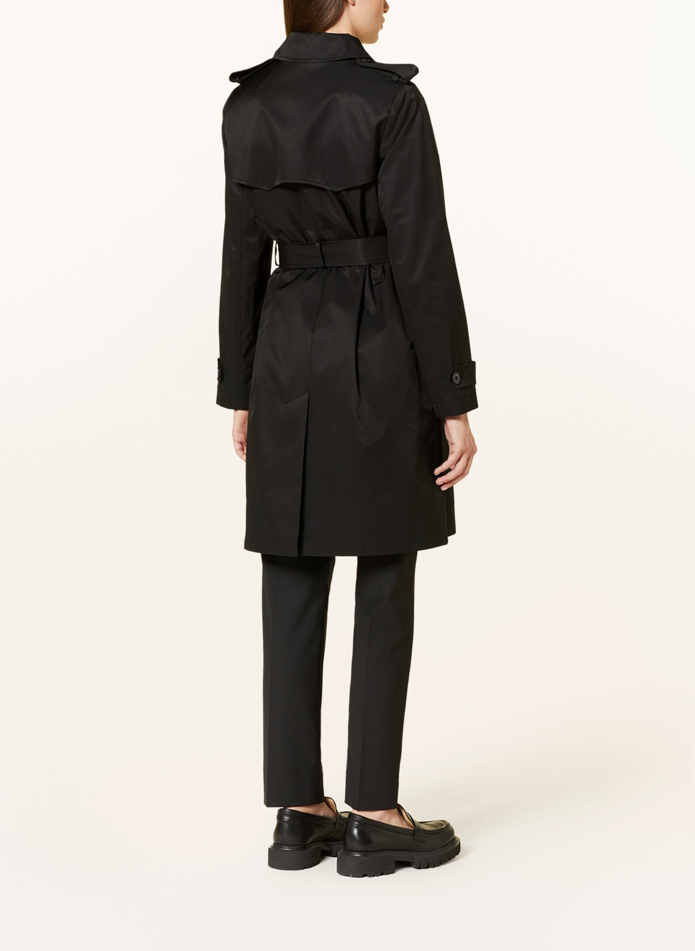LAUREN RALPH LAUREN Trench coat, Color: BLACK (Image 3)
