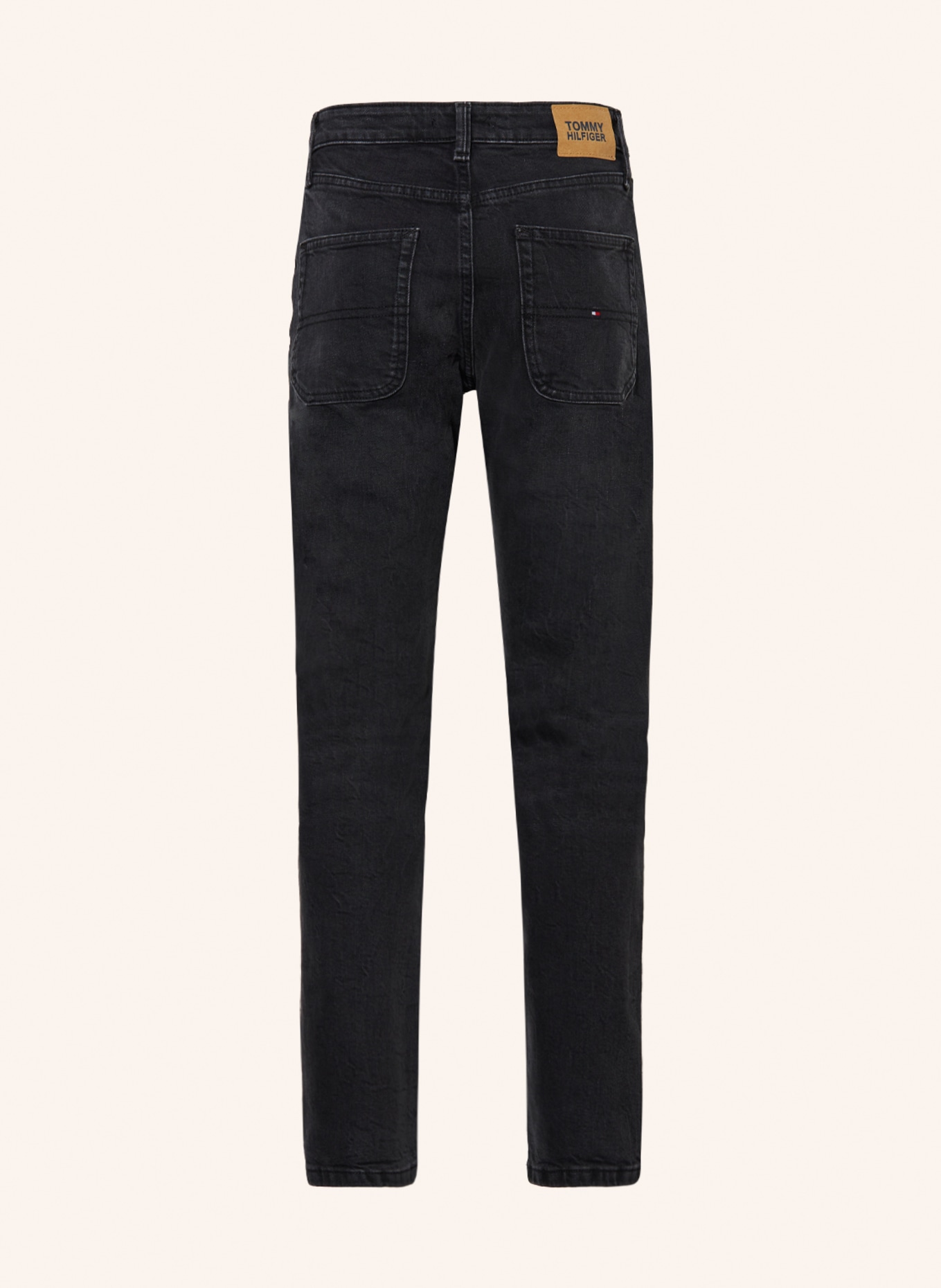 TOMMY HILFIGER Jeans Straight Fit, Farbe: SCHWARZ (Bild 2)