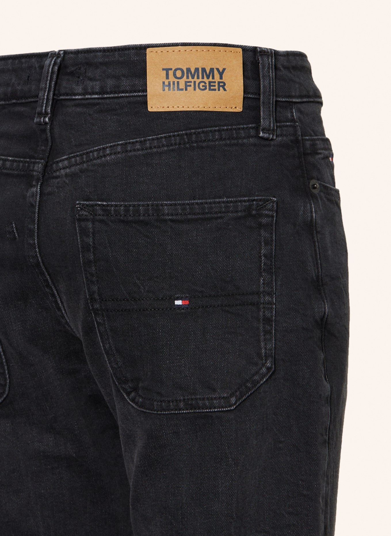 TOMMY HILFIGER Jeans Straight Fit, Farbe: SCHWARZ (Bild 3)