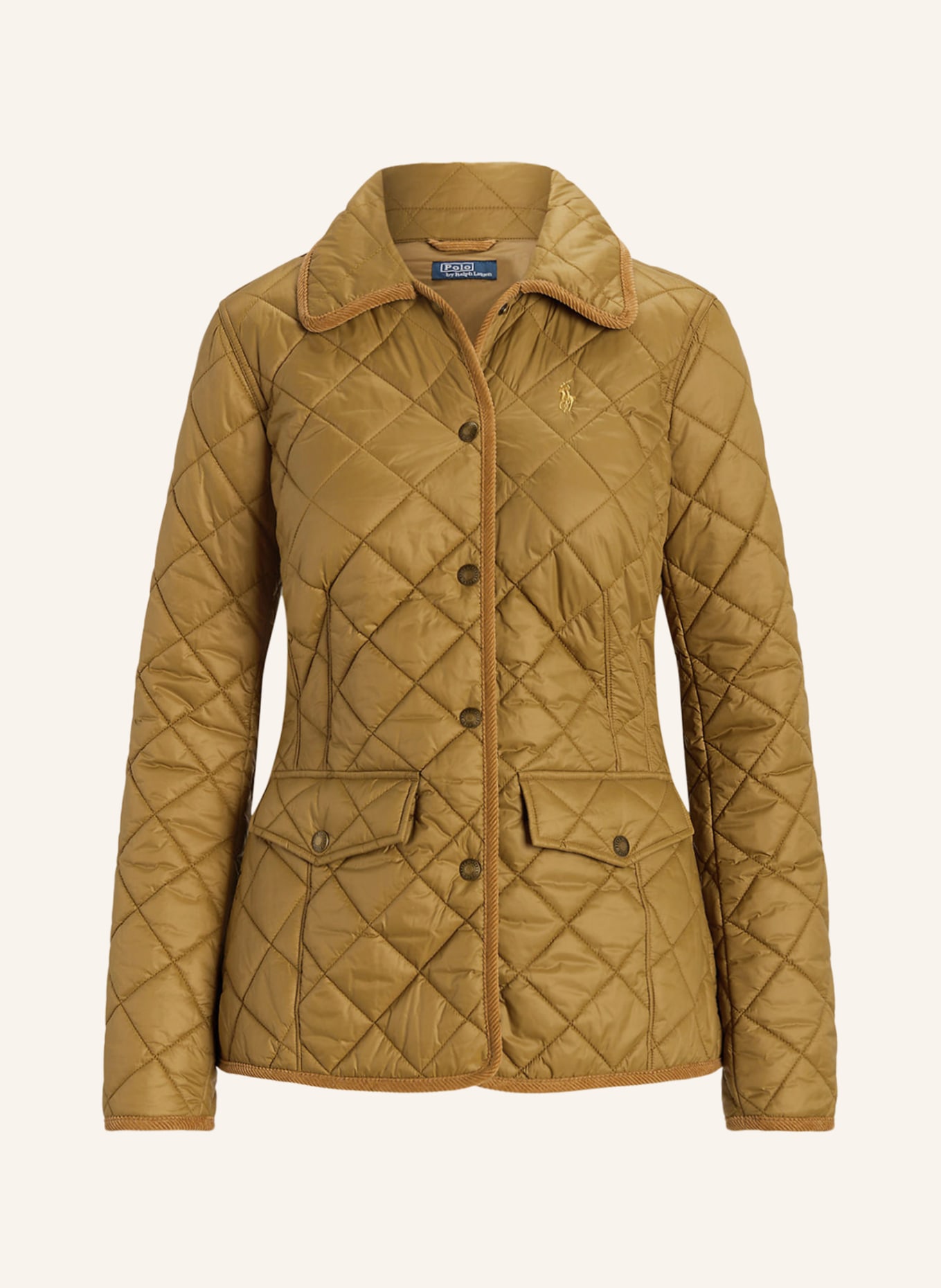 POLO RALPH LAUREN Quilted jacket, Color: DARK YELLOW (Image 1)
