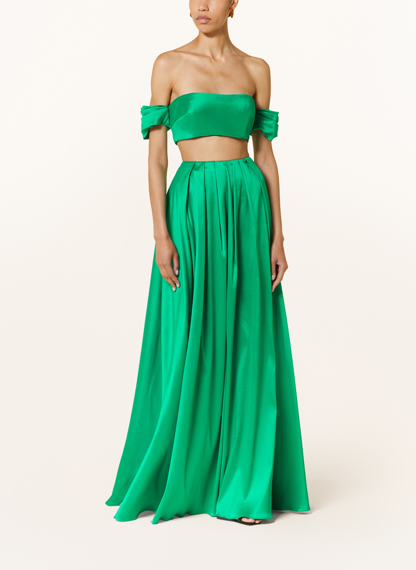 VERA WANG Set ULBERTA: Crop top and skirt, Color: GREEN (Image 2)