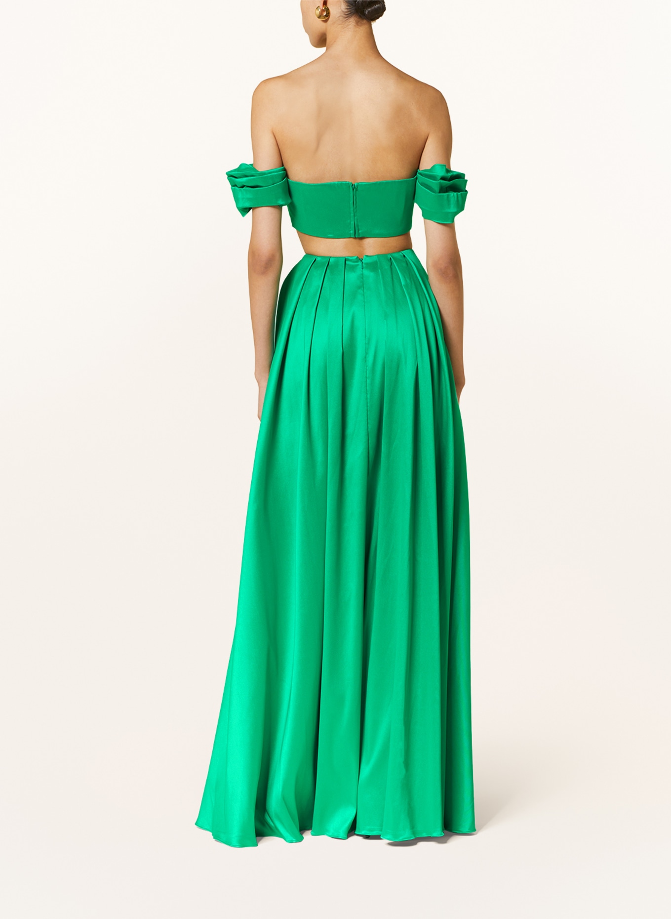 VERA WANG Set ULBERTA: Crop top and skirt, Color: GREEN (Image 3)